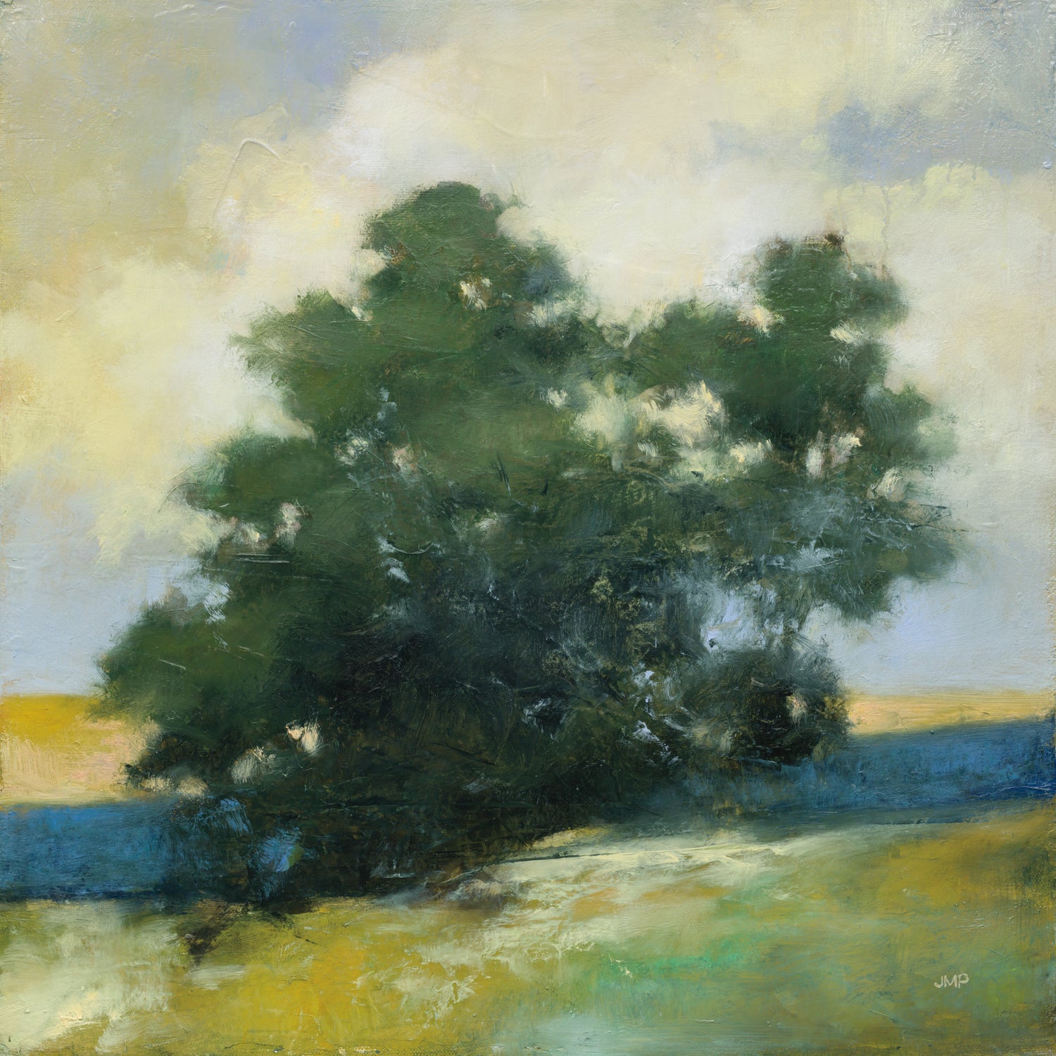 Solitary by Julia Purinton on GIANT ART - blue