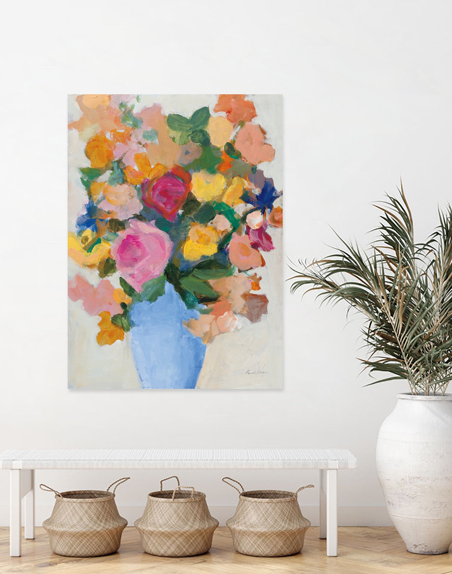 Summer Bounty by Pamela Munger on GIANT ART - green botanical