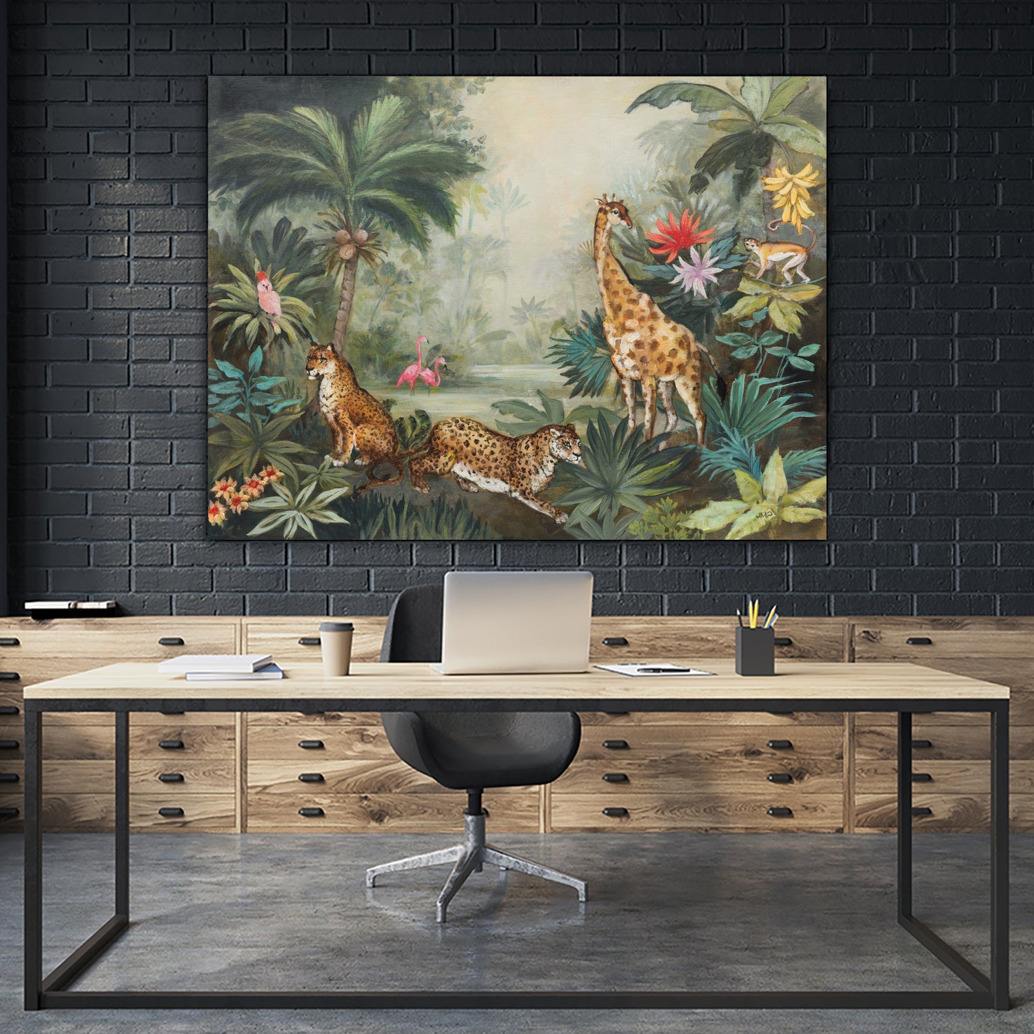 Jungle Life by Julia Purinton on GIANT ART - multi botanical floral