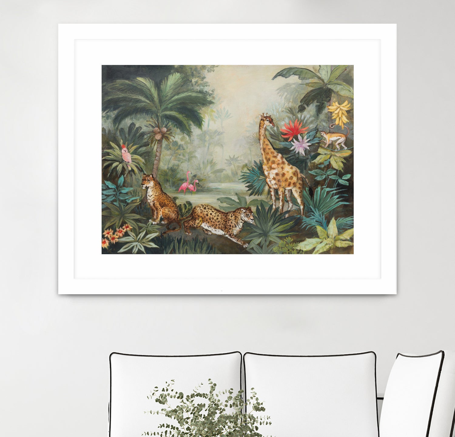 Jungle Life by Julia Purinton on GIANT ART - multi botanical floral