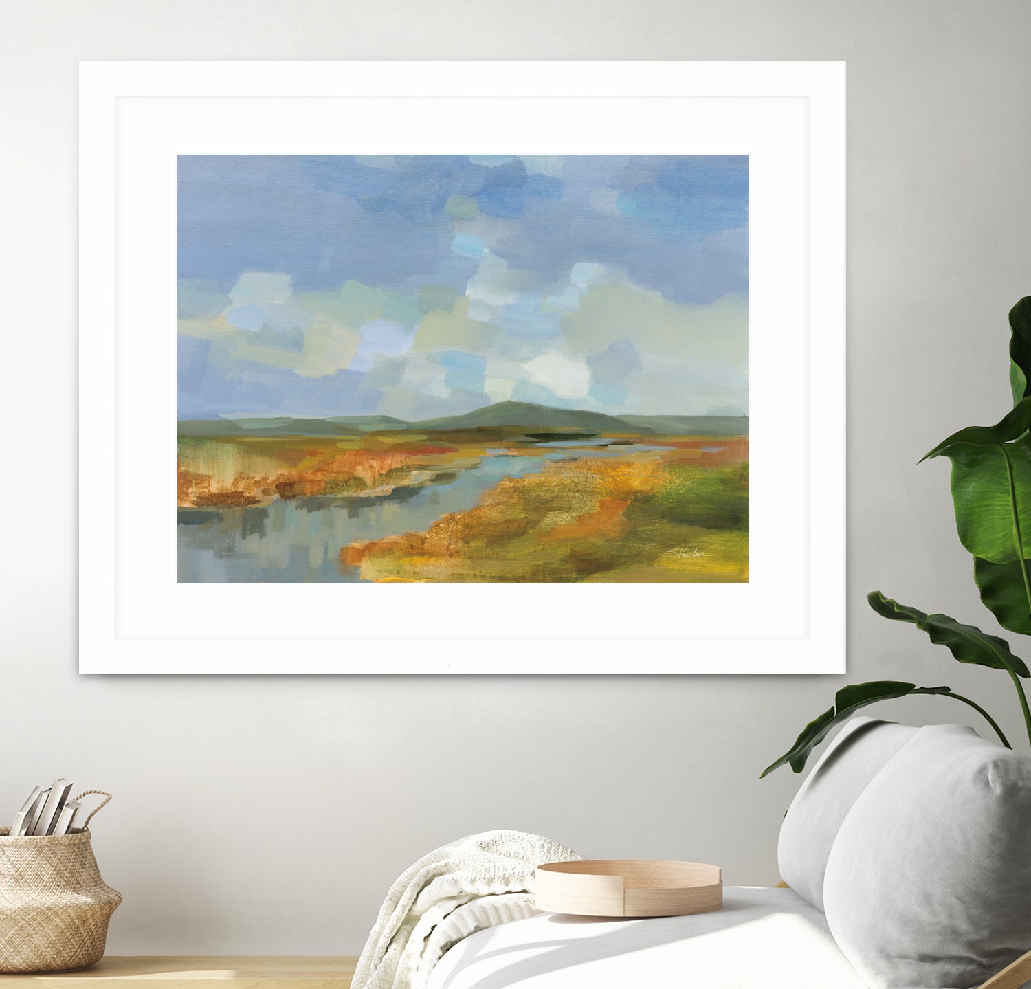 Meanders by Silvia Vassileva on GIANT ART - blue