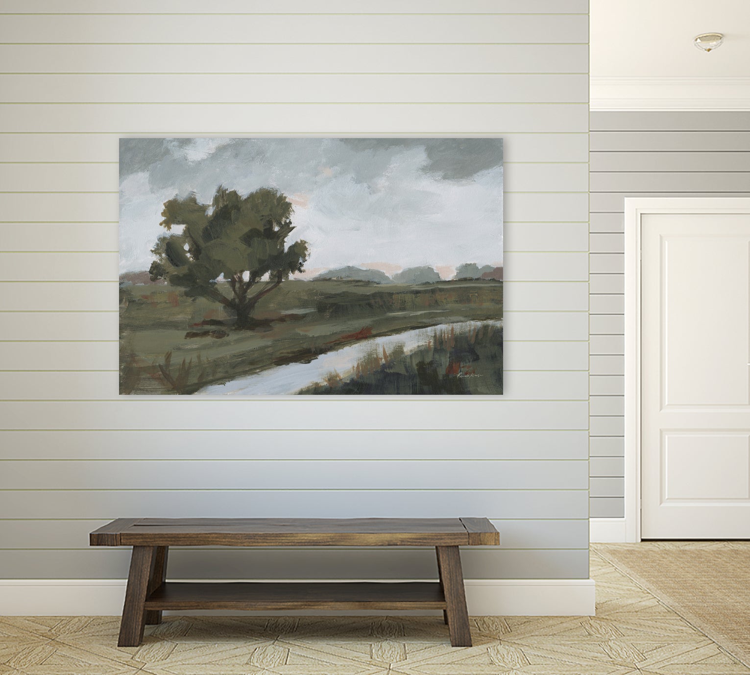 Replenished by Pamela Munger on GIANT ART - gray landscape