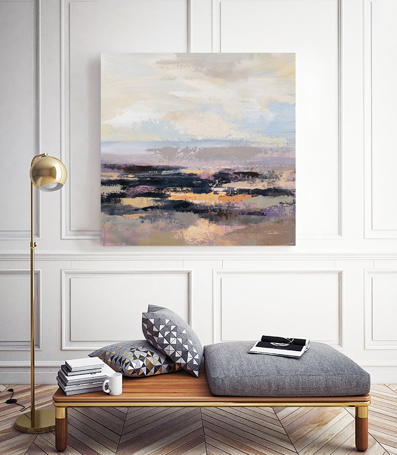 Road at Dusk I by Silvia Vassileva on GIANT ART - brown landscape