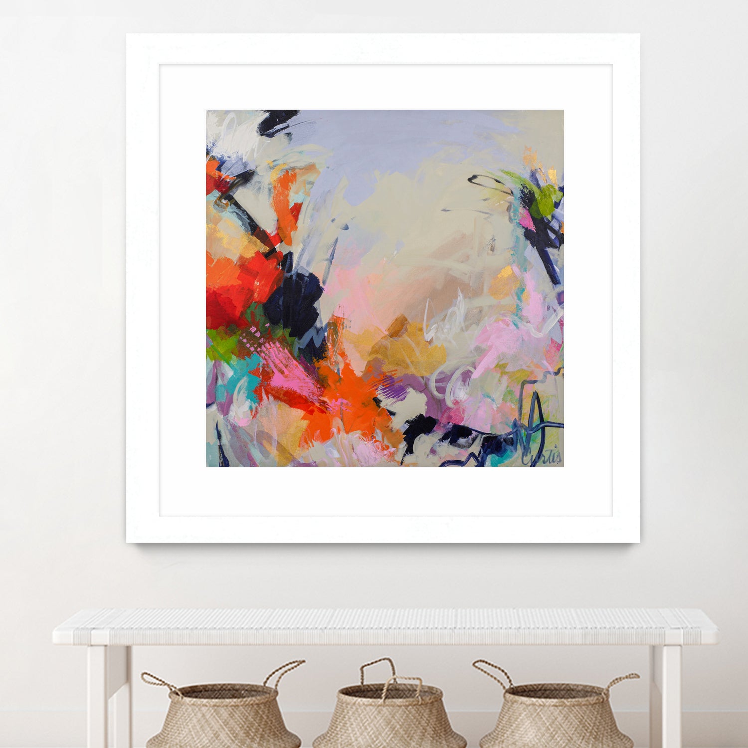 Abstract Forms by Joan Curtis on GIANT ART - blue abstracts