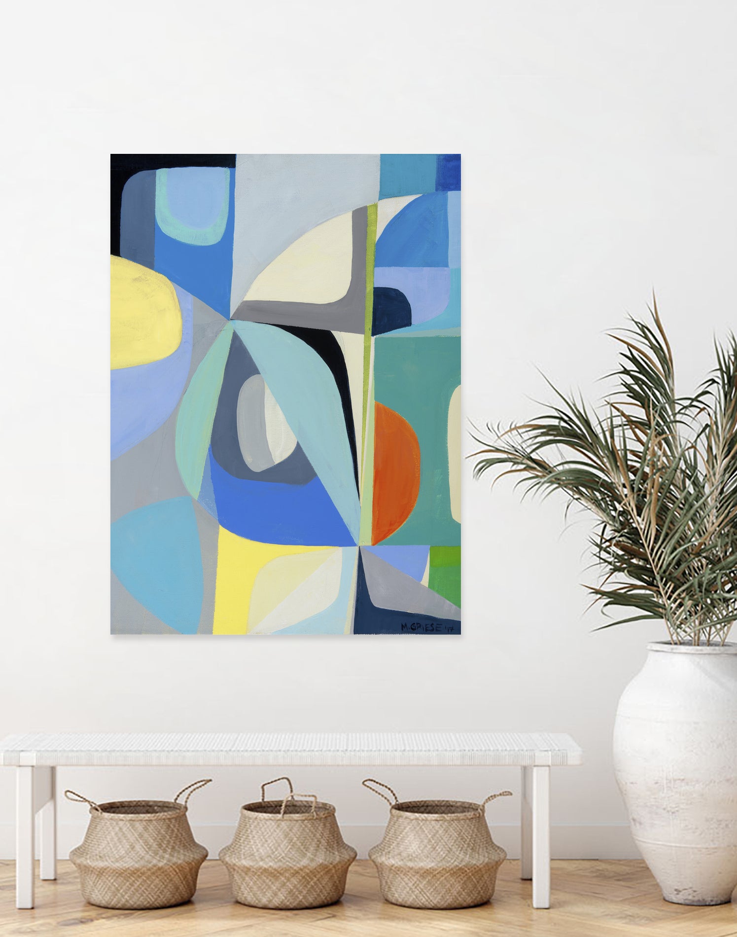 Window of Peace by Marion Griese on GIANT ART - orange abstract