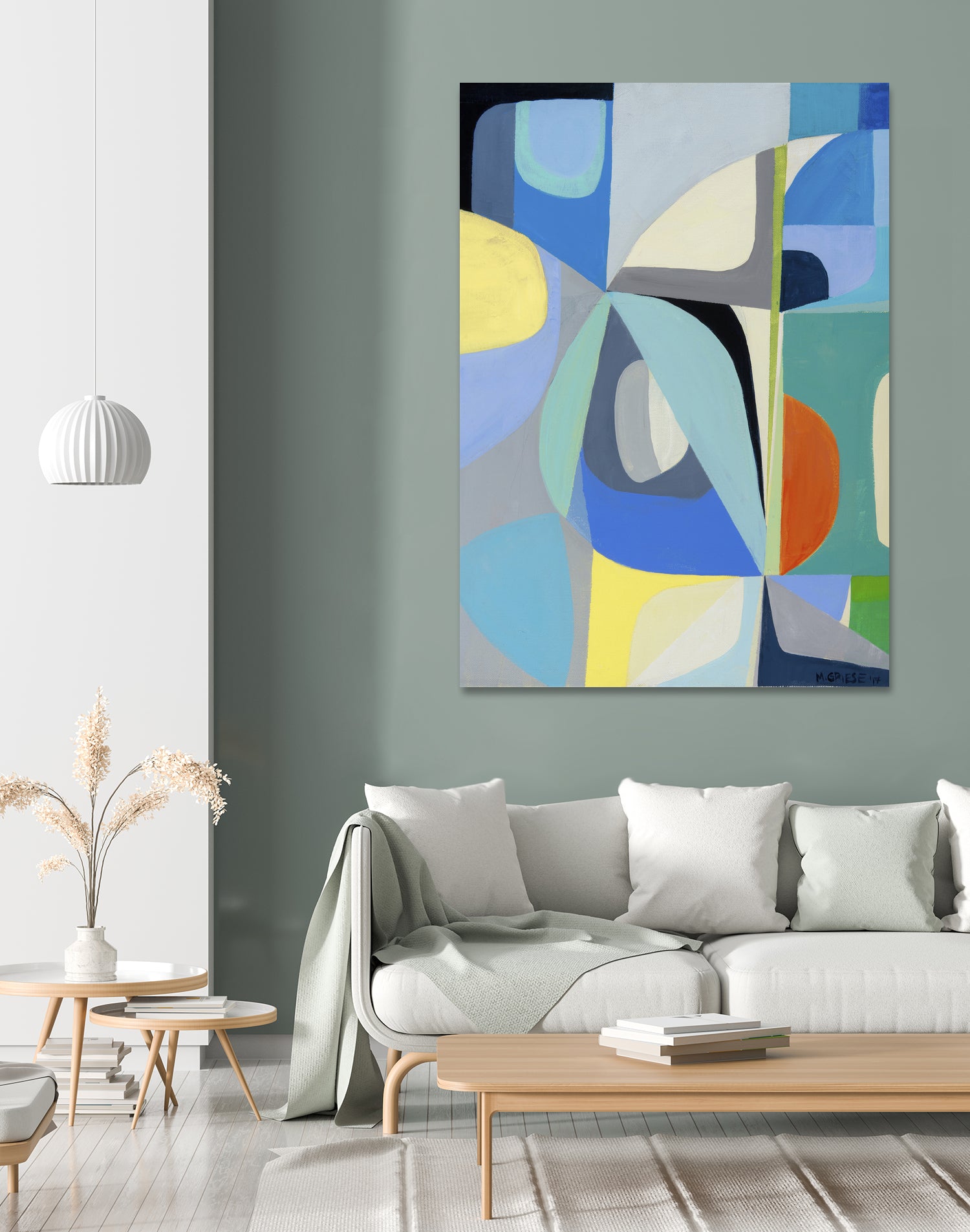 Window of Peace by Marion Griese on GIANT ART - orange abstract