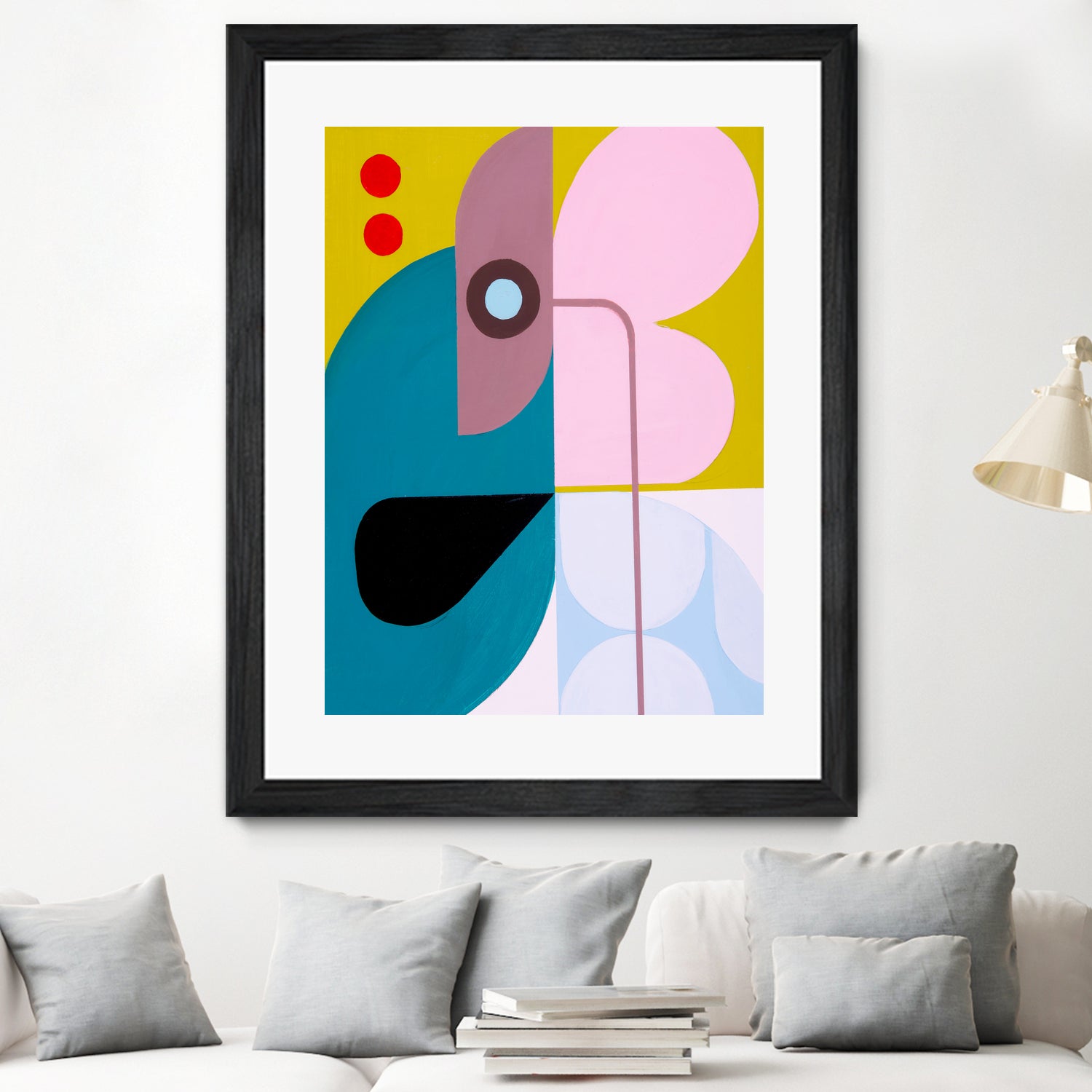 Running Towards the Sun 5 by Marion Griese on GIANT ART - pink abstract