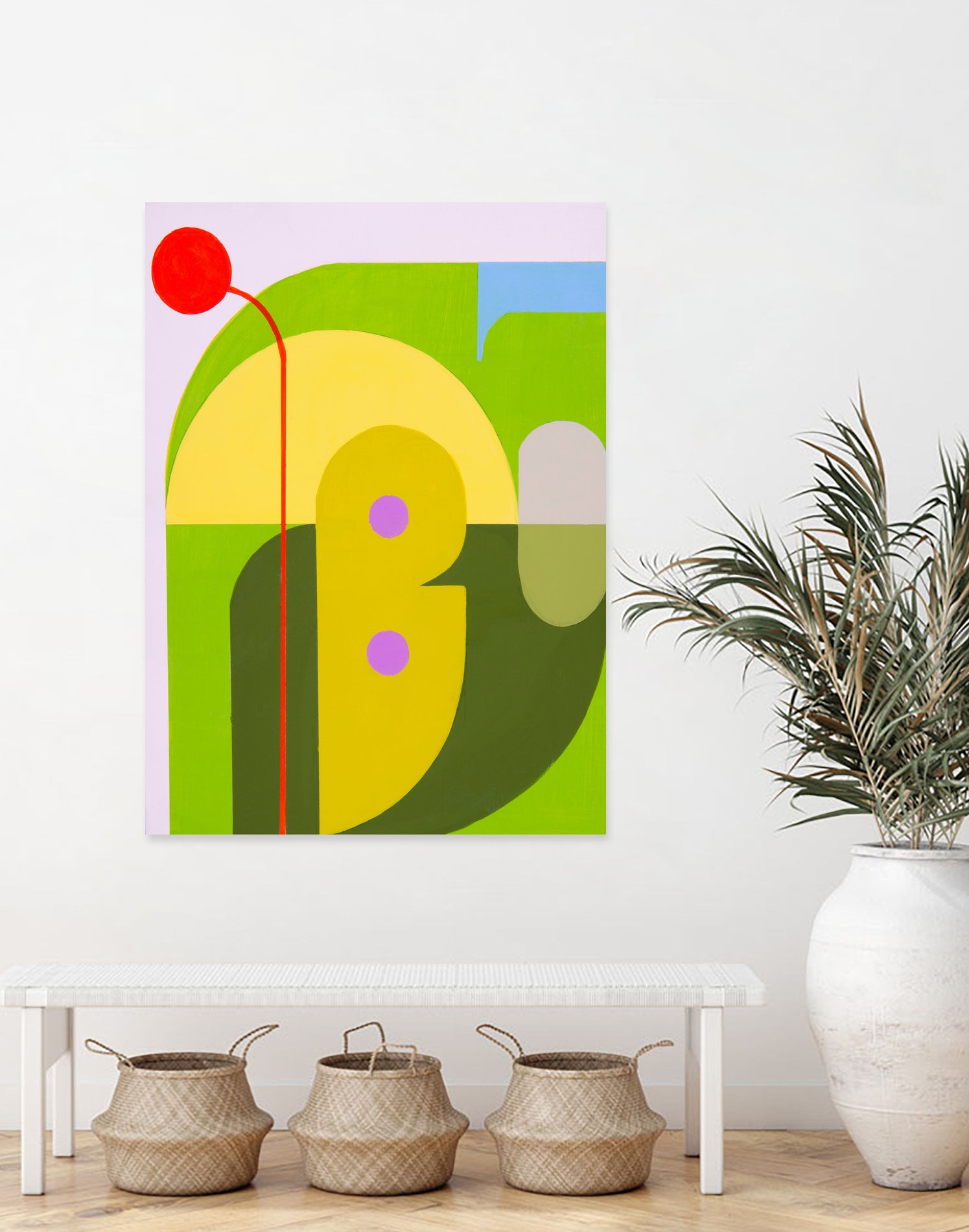 Running Towards the Sun 7  by Marion Griese on GIANT ART - yellow abstract