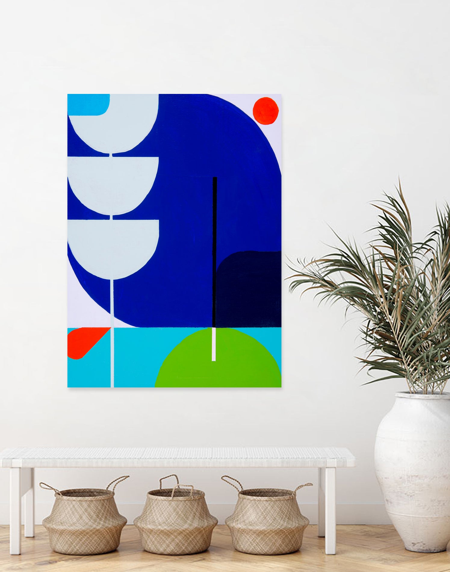 Running Towards the Sun 8 by Marion Griese on GIANT ART - red abstract