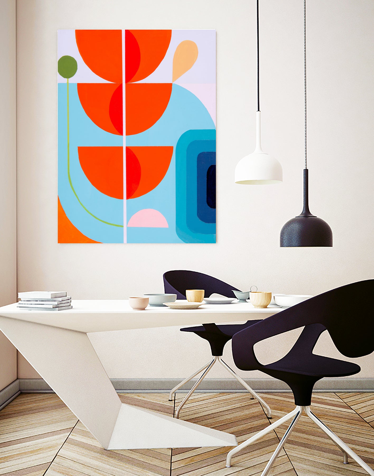 Running Towards the Sun 10 by Marion Griese on GIANT ART - orange abstract