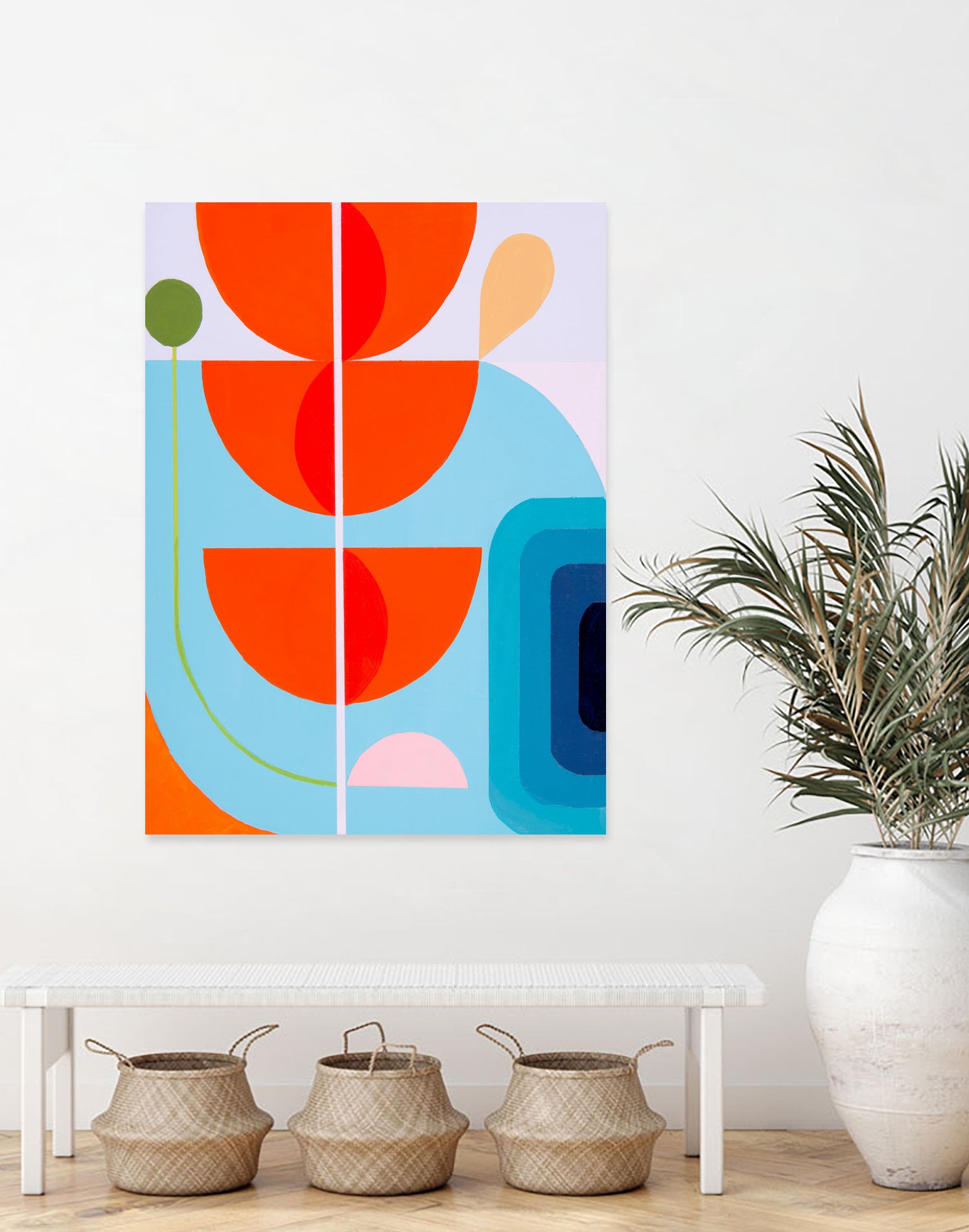 Running Towards the Sun 10 by Marion Griese on GIANT ART - orange abstract