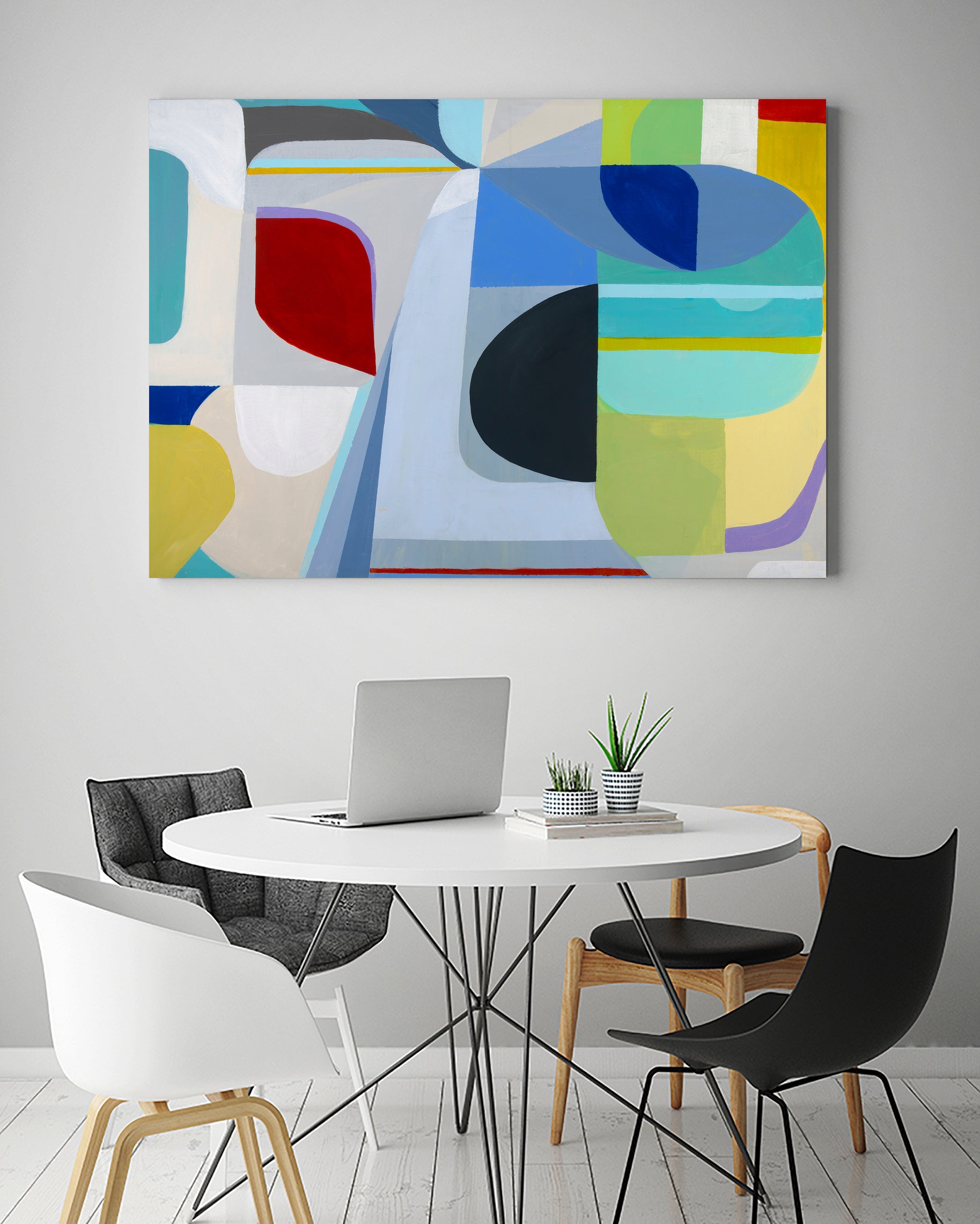 Into the Sky of This by Marion Griese on GIANT ART - red abstract