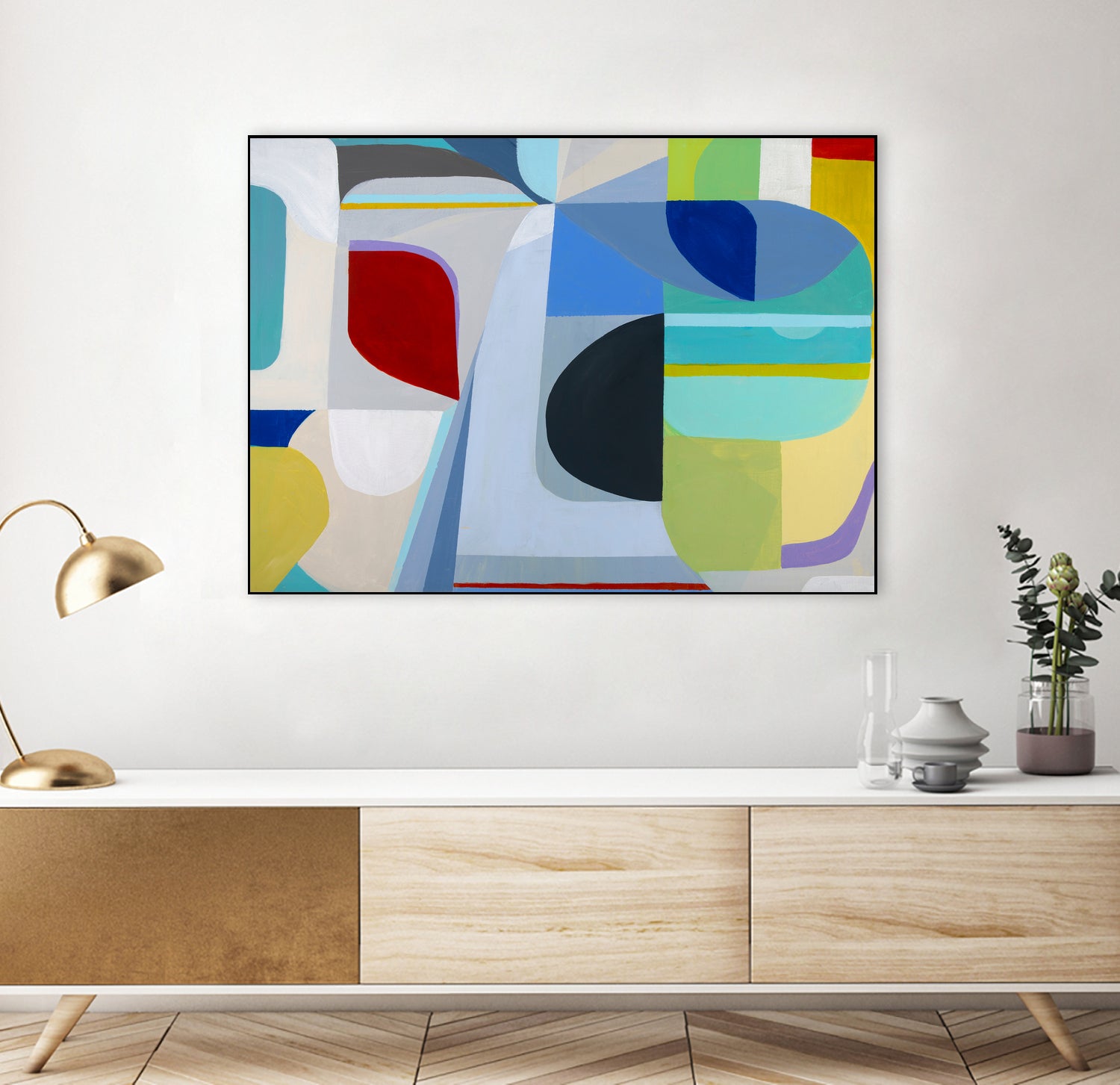 Into the Sky of This by Marion Griese on GIANT ART - red abstract
