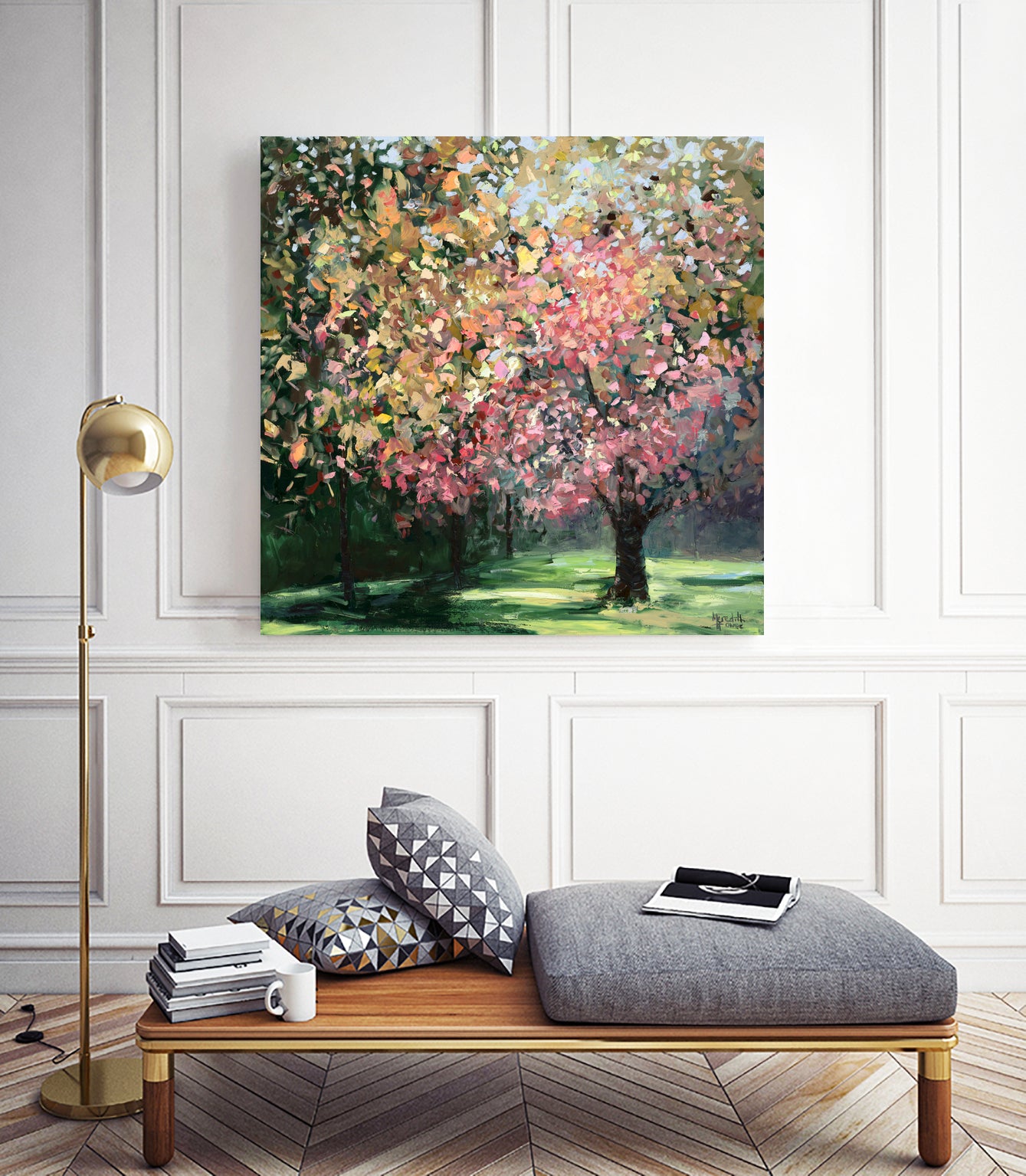 Nana Glen by Meredith Howse on GIANT ART - green abstracts