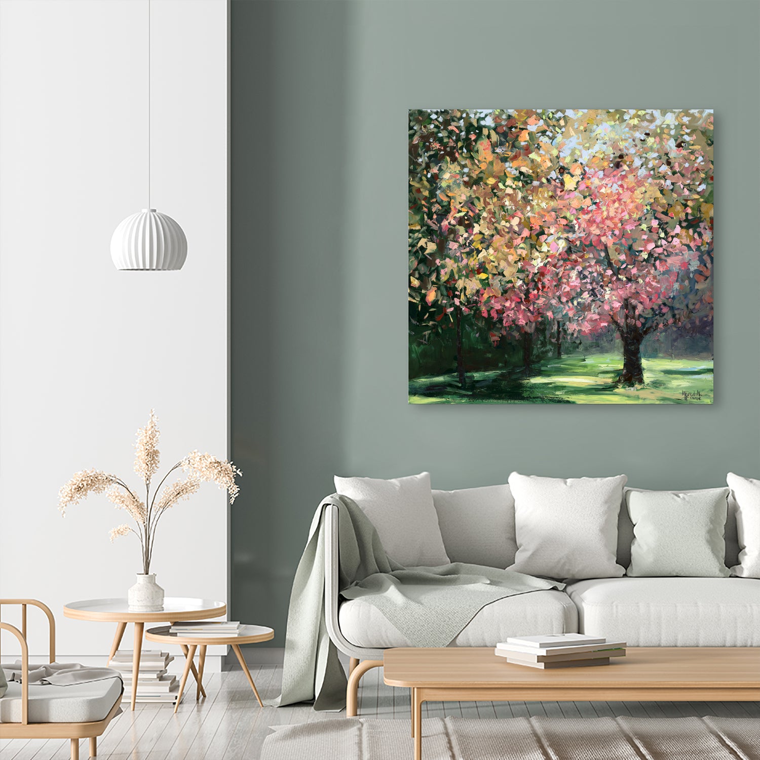 Nana Glen by Meredith Howse on GIANT ART - green abstracts