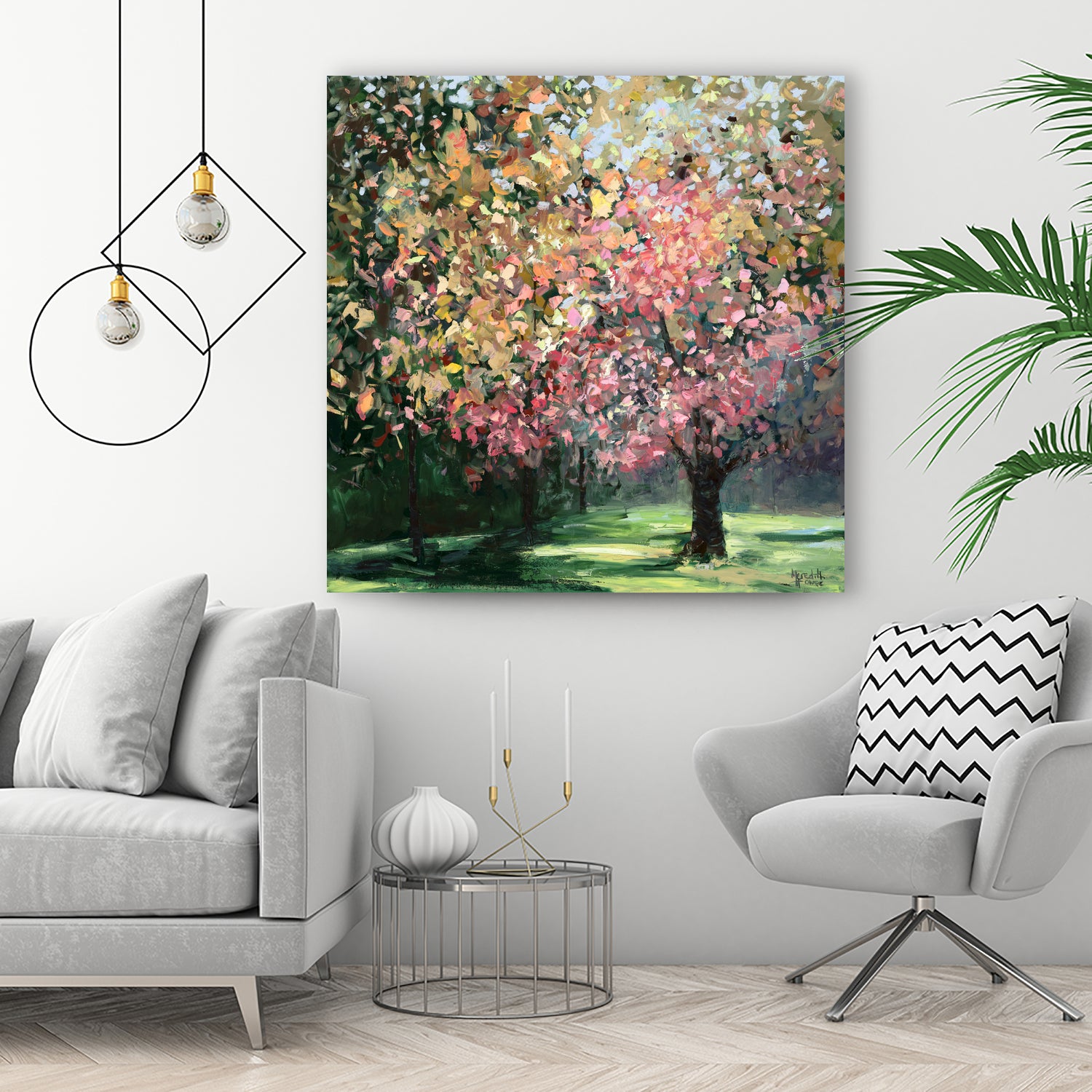 Nana Glen by Meredith Howse on GIANT ART - green abstracts