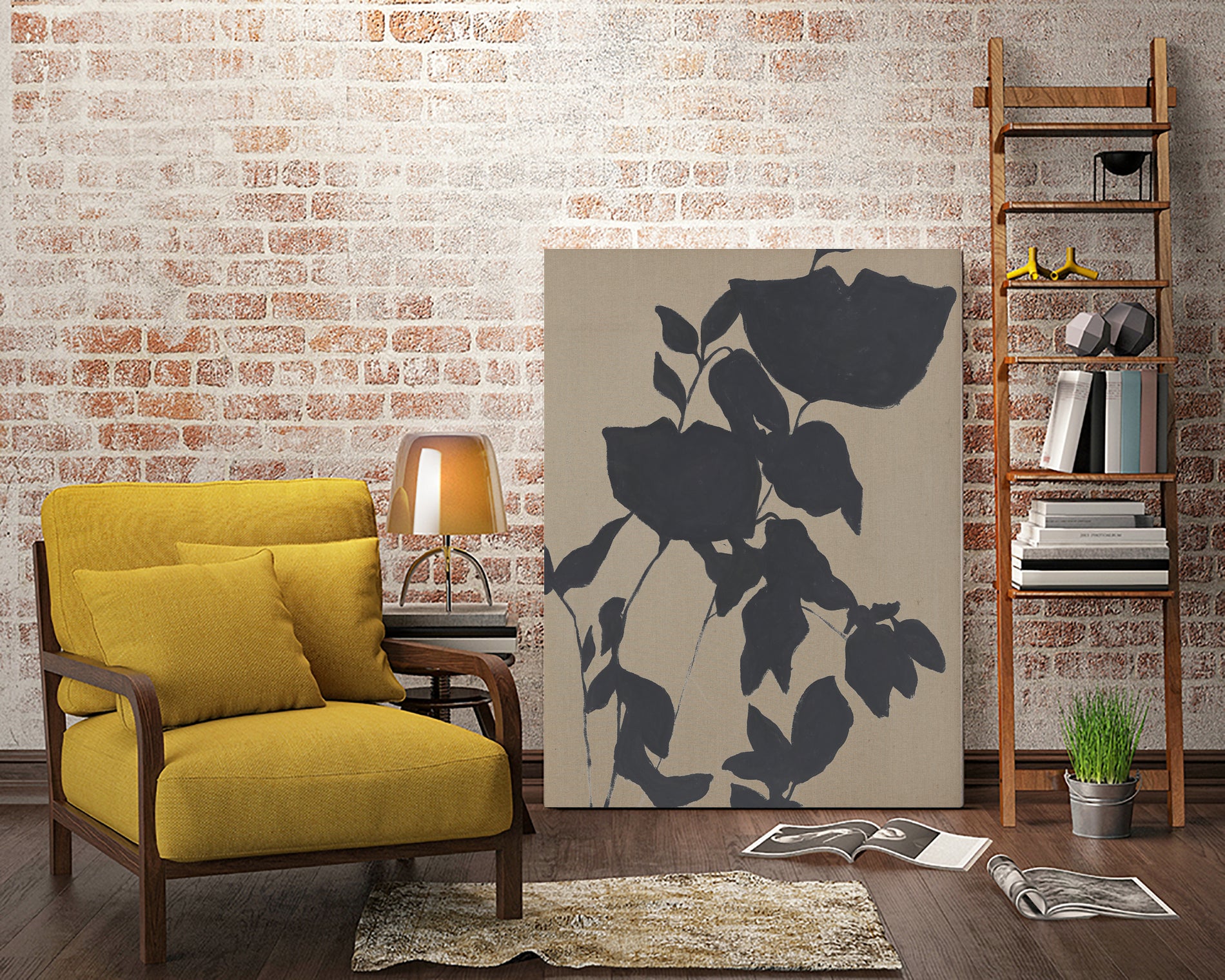 Fortuna Black by Design Fabrikken on GIANT ART - gold abstracts