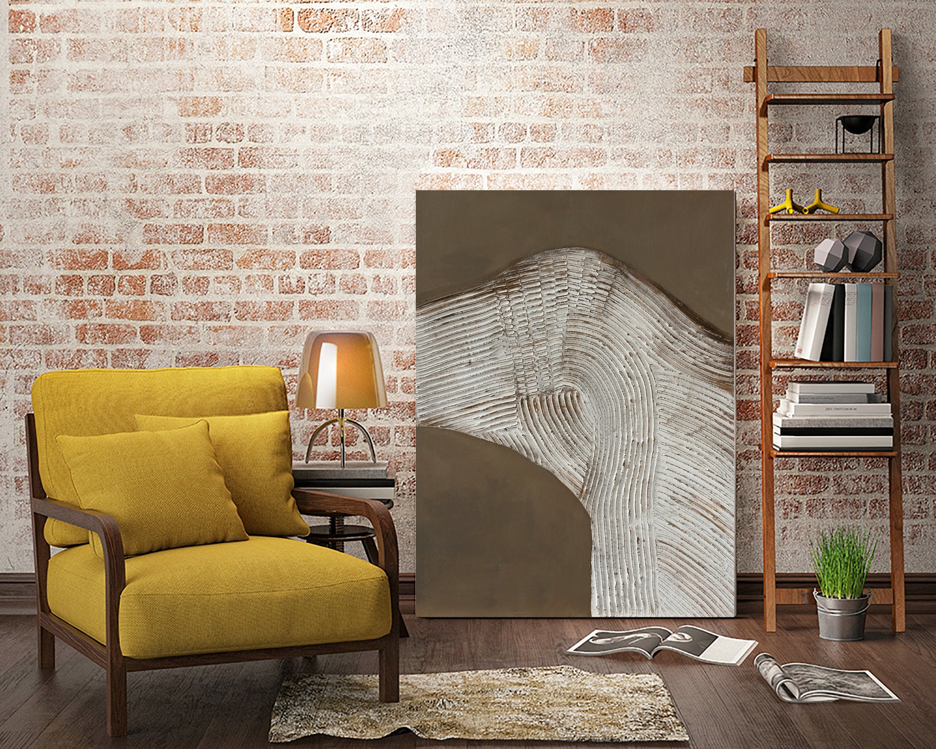 Raw Shape 1 by Design Fabrikken on GIANT ART - gold abstracts