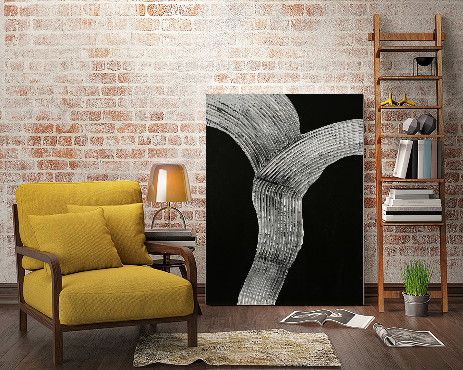 Raw Shape 2 by Design Fabrikken on GIANT ART - gray abstracts