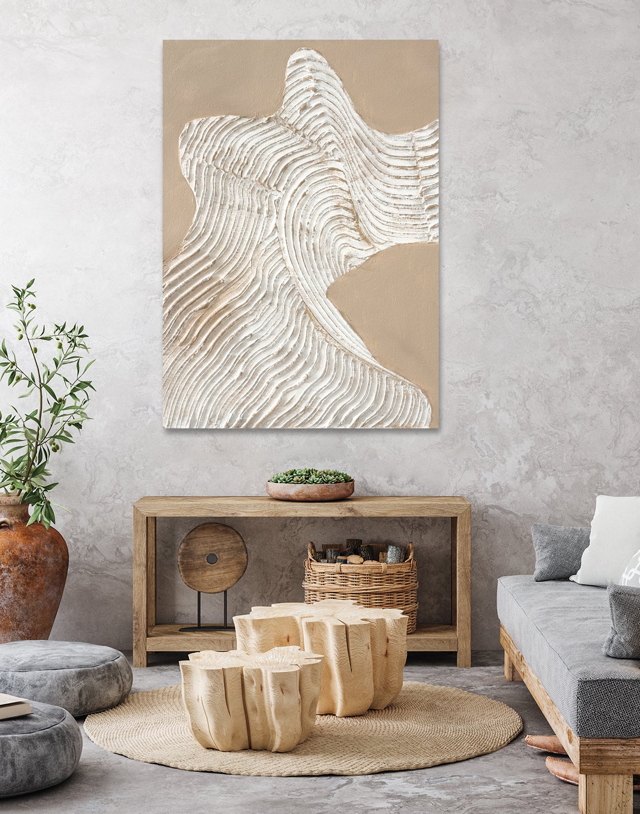 Raw Shape by Design Fabrikken on GIANT ART - linear