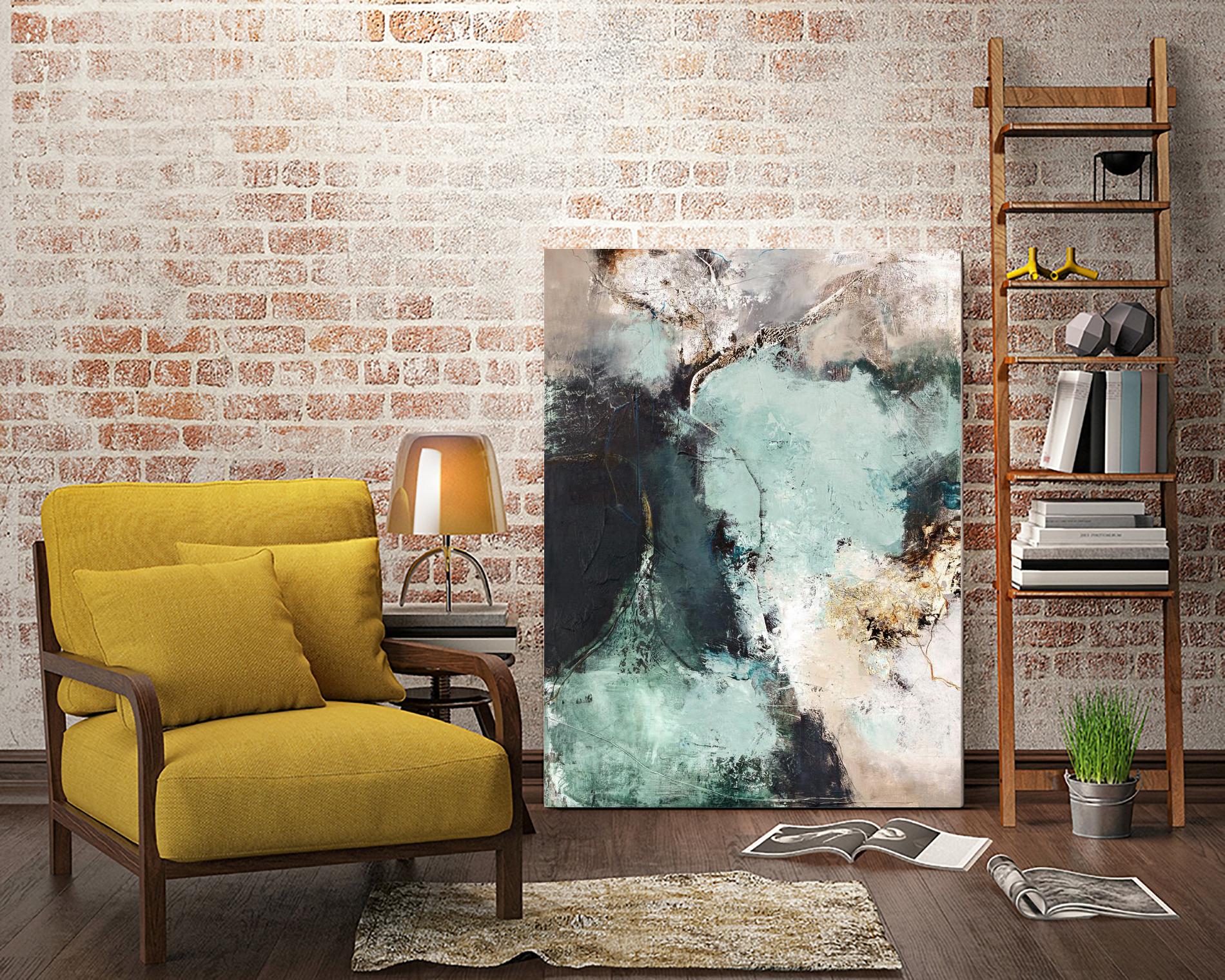 Great Green by Design Fabrikken on GIANT ART - orange abstracts