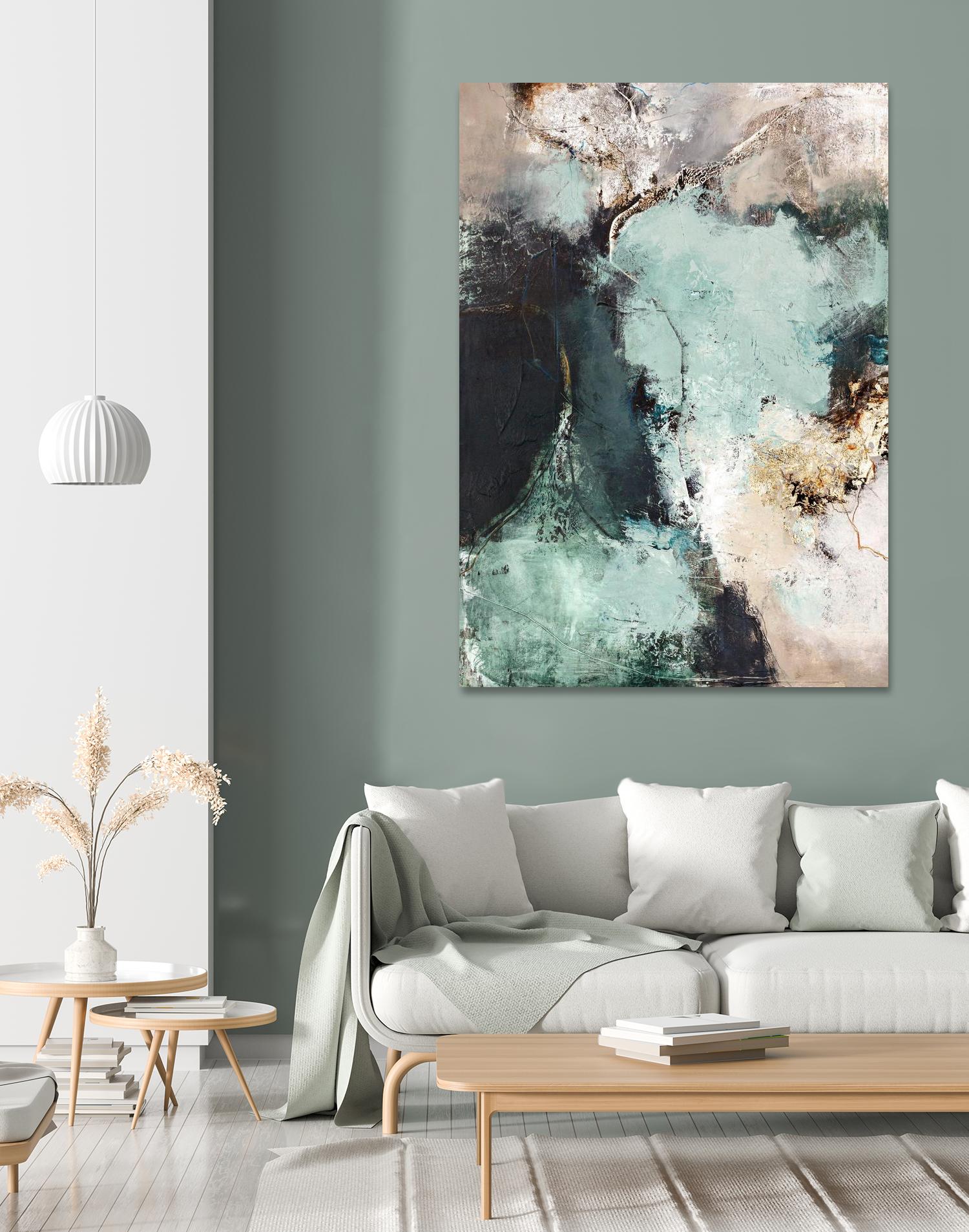 Great Green by Design Fabrikken on GIANT ART - orange abstracts