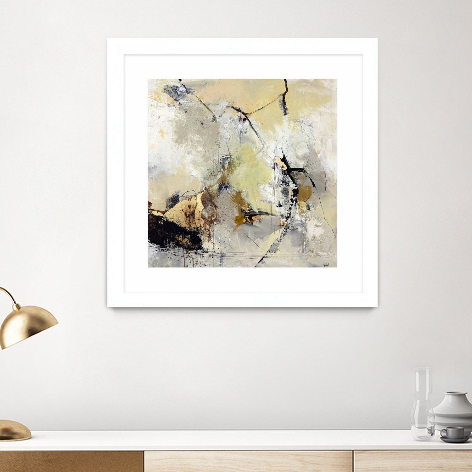 Summerwind by Design Fabrikken on GIANT ART - white abstracts