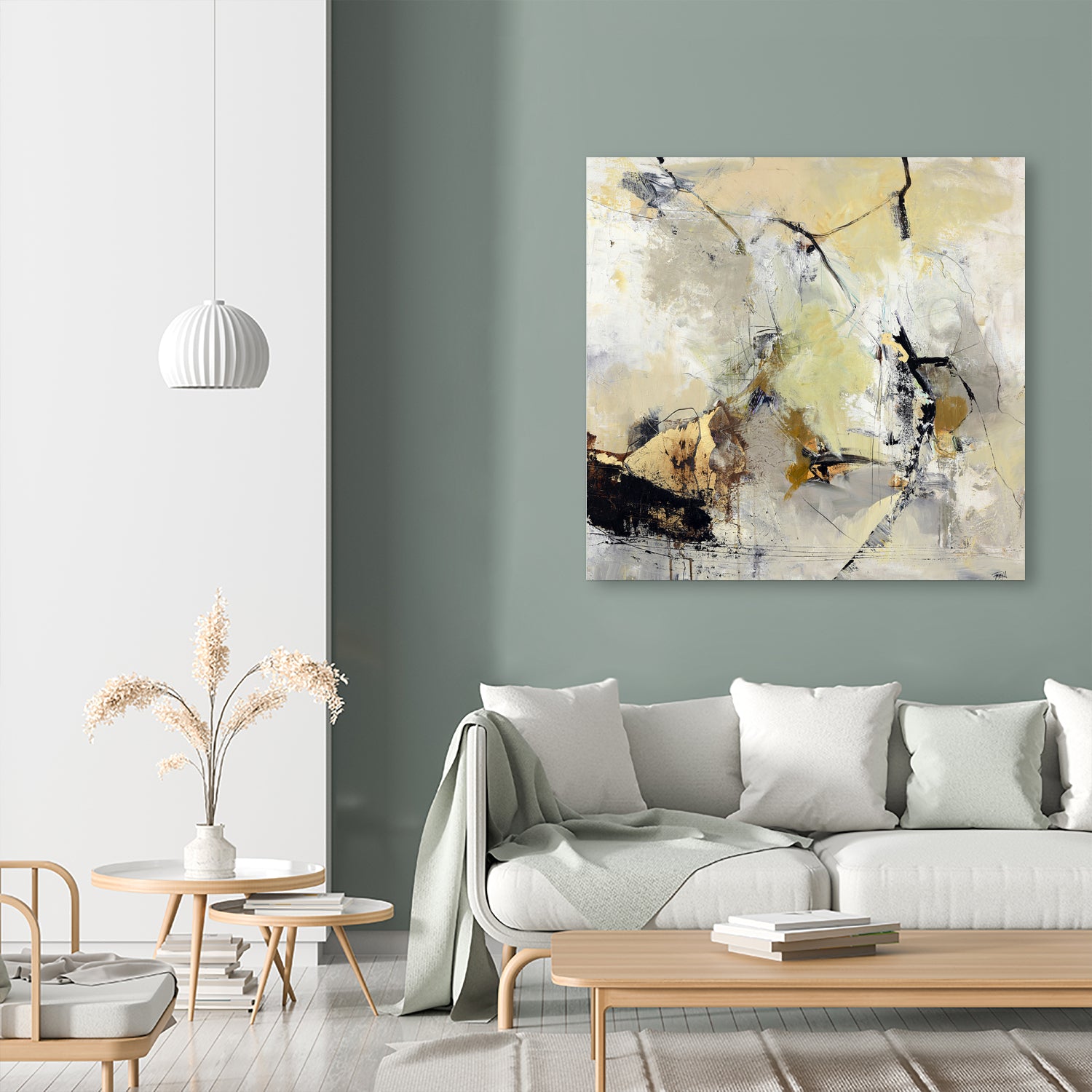 Summerwind by Design Fabrikken on GIANT ART - white abstracts