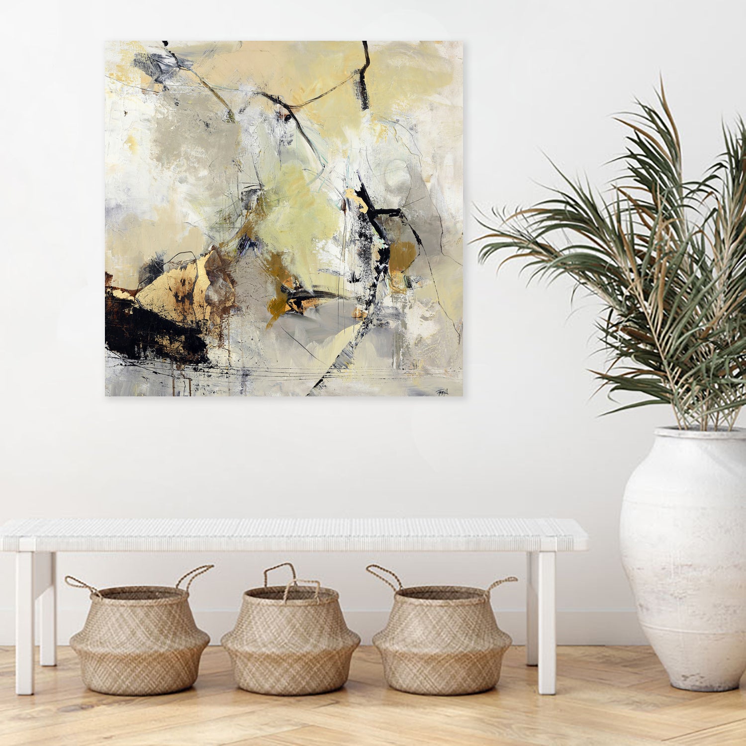 Summerwind by Design Fabrikken on GIANT ART - white abstracts