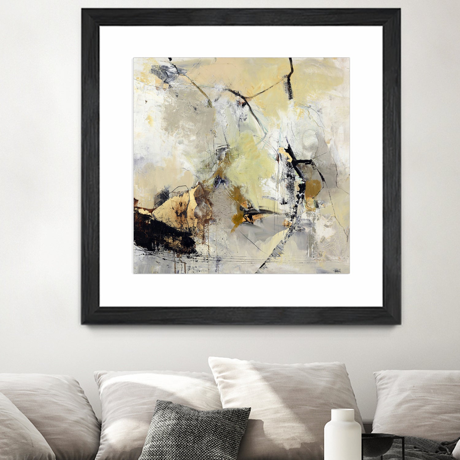 Summerwind by Design Fabrikken on GIANT ART - white abstracts