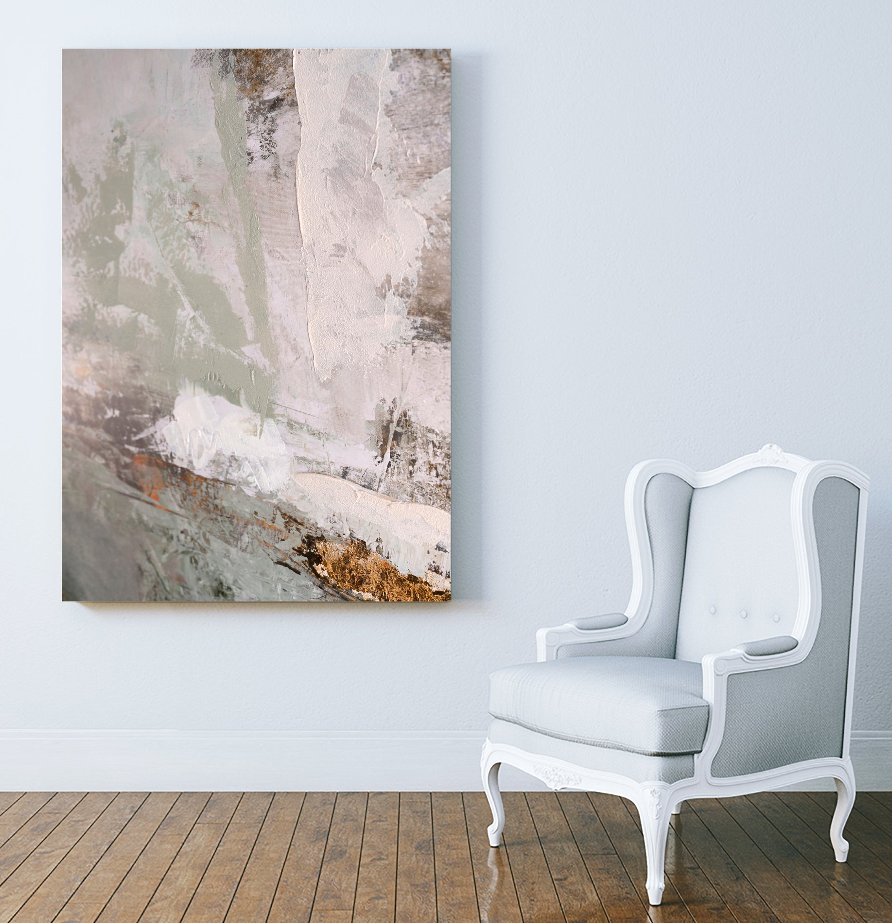 Hillside Detail 2023 by Design Fabrikken on GIANT ART - gold multicultural