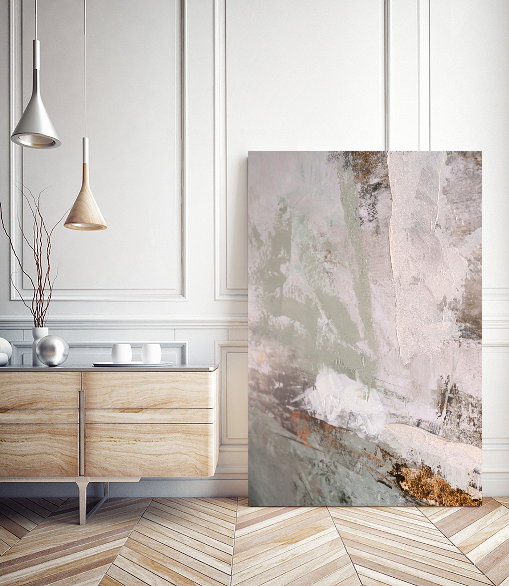 Hillside Detail 2023 by Design Fabrikken on GIANT ART - gold multicultural