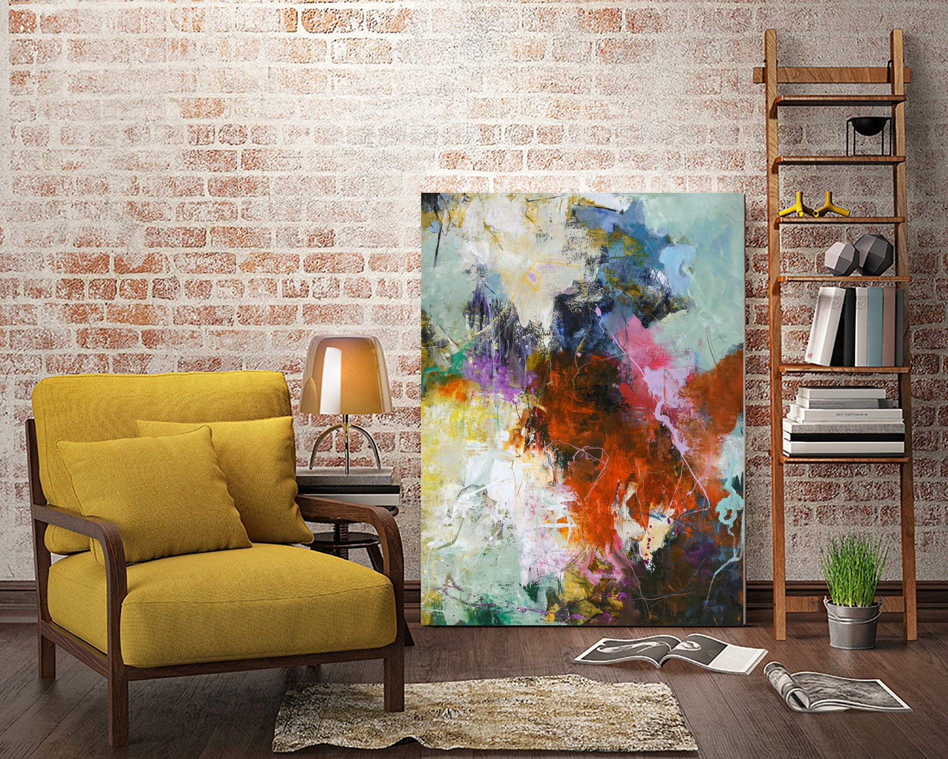 Attention by Design Fabrikken on GIANT ART - gold abstracts