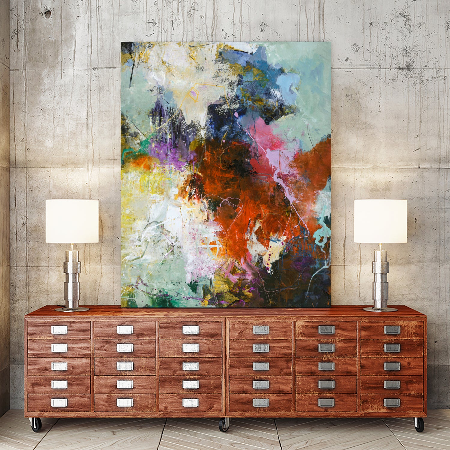 Attention by Design Fabrikken on GIANT ART - gold abstracts