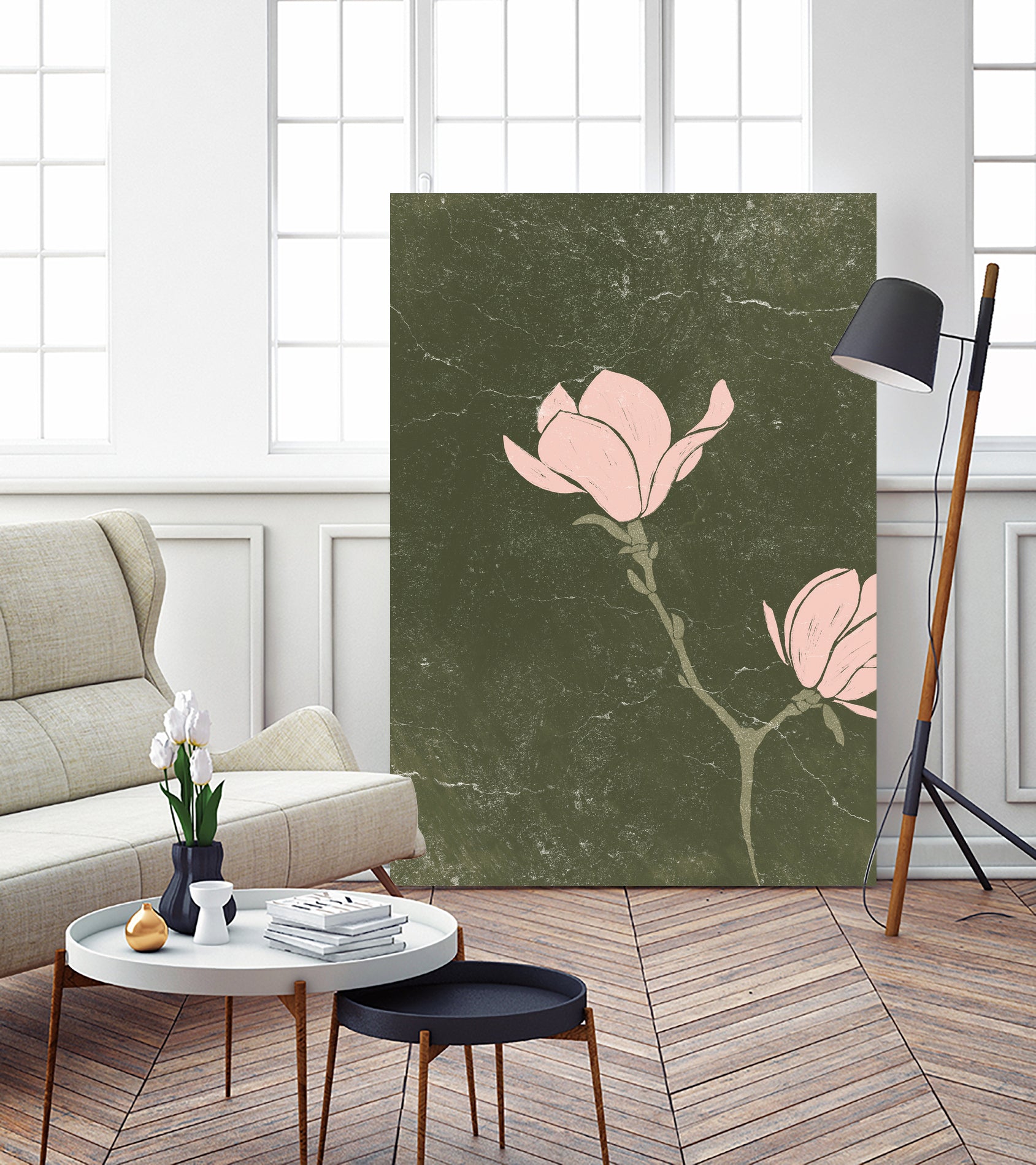 Spring I by Yuyu Pont on GIANT ART - floral/still life floral/still life