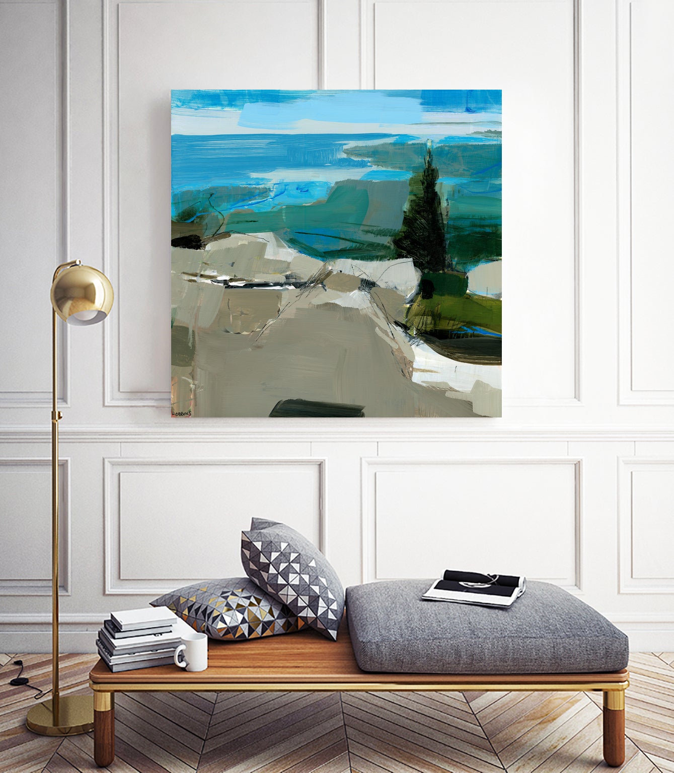 Camden Hills State Park No. 1 by Kathleen Robbins on GIANT ART - red figurative