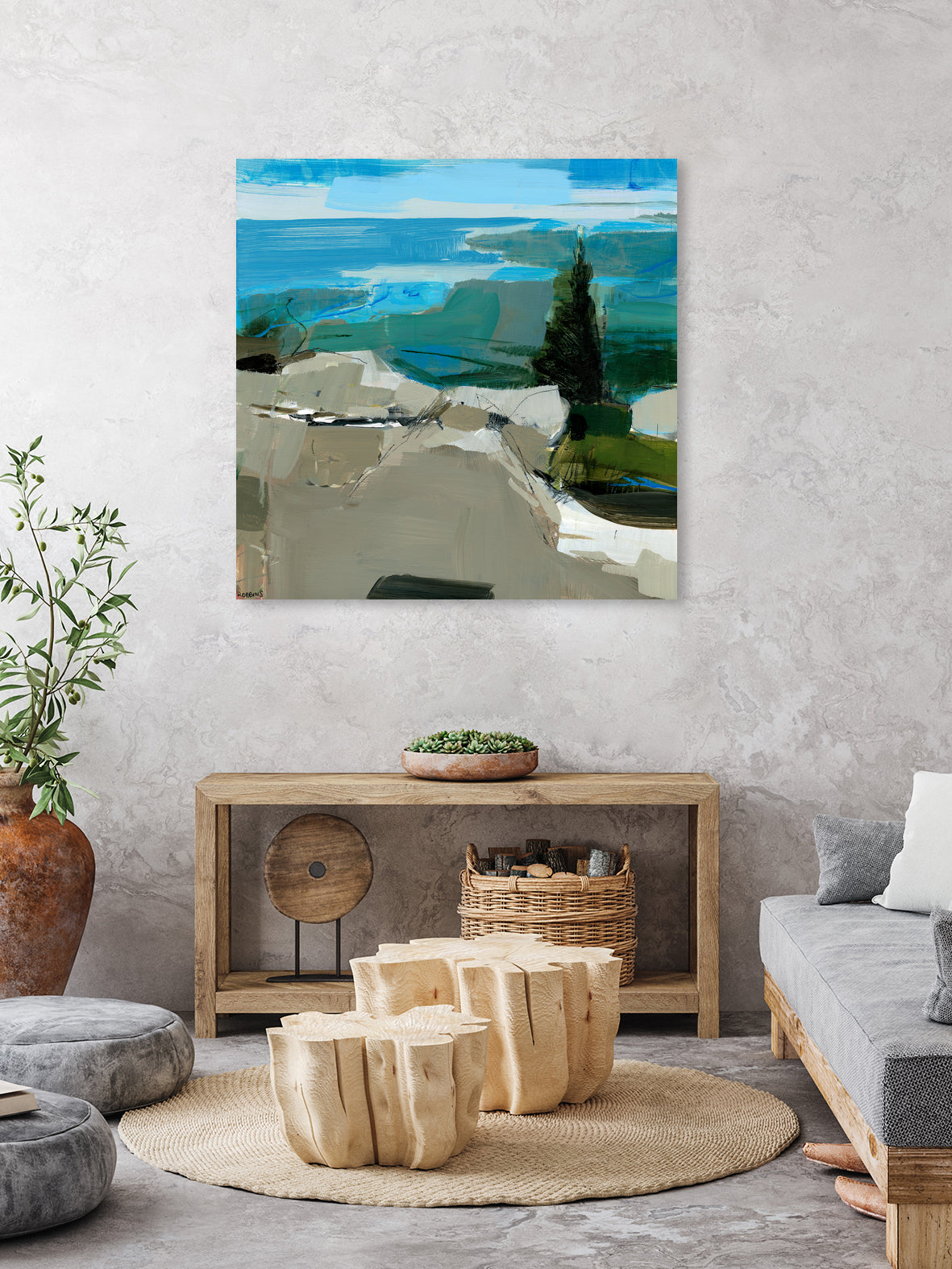 Camden Hills State Park No. 1 by Kathleen Robbins on GIANT ART - red figurative