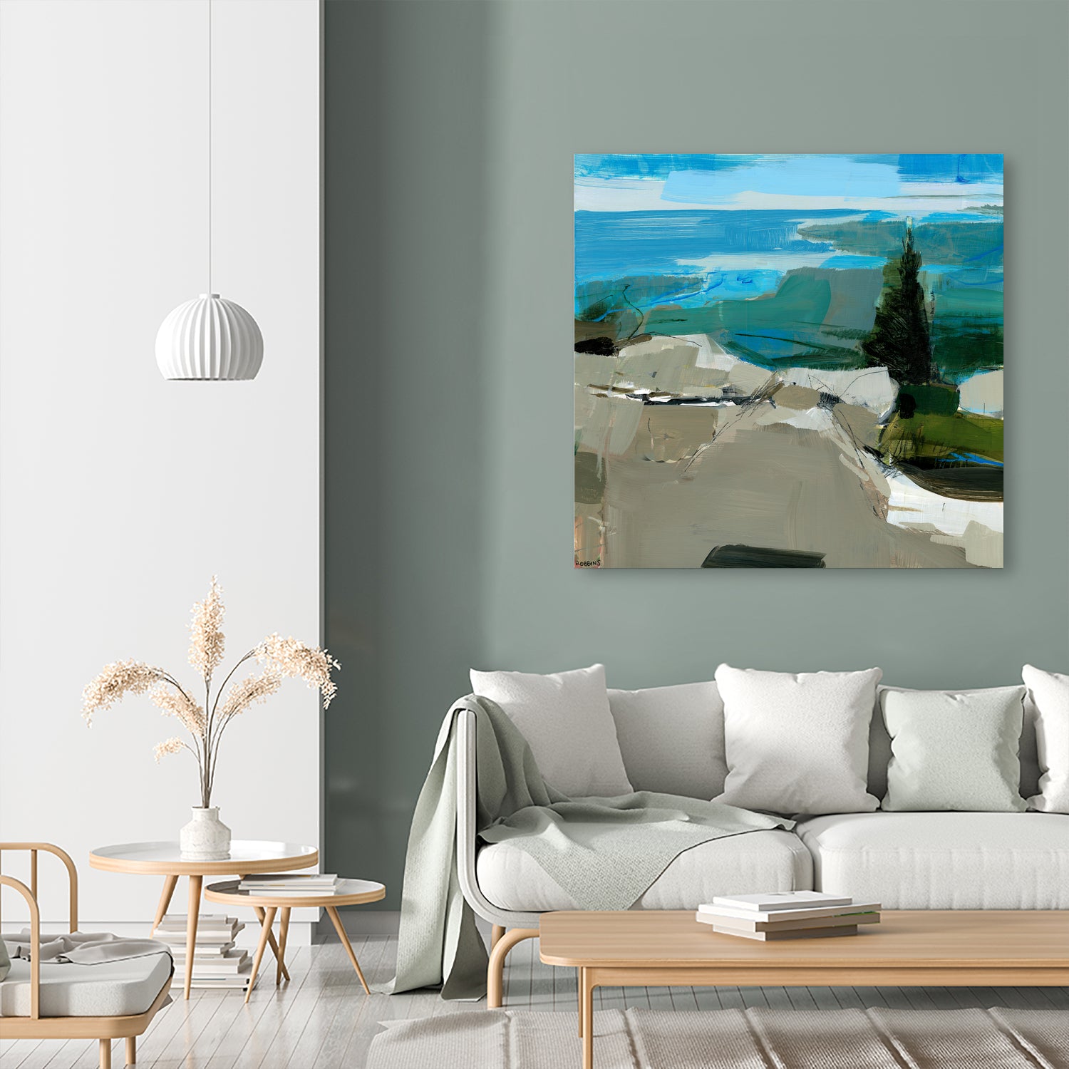 Camden Hills State Park No. 1 by Kathleen Robbins on GIANT ART - red figurative