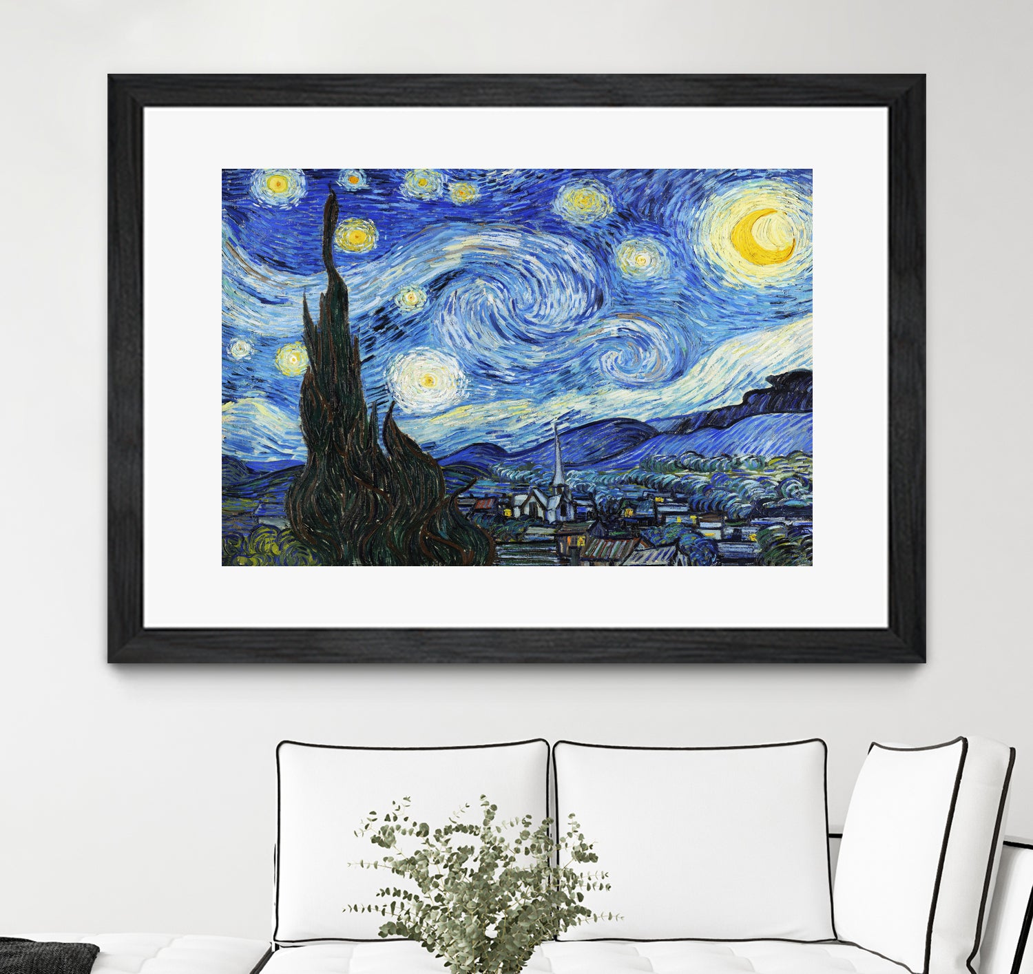 Starry Night by Vincent Van Gogh on GIANT ART - blue museum