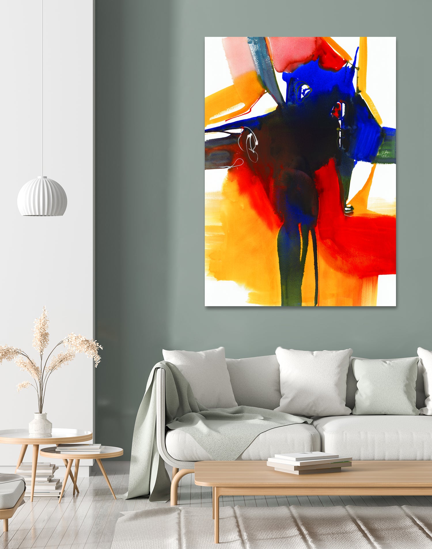 Drama II by Bianka Guna on GIANT ART - red abstract