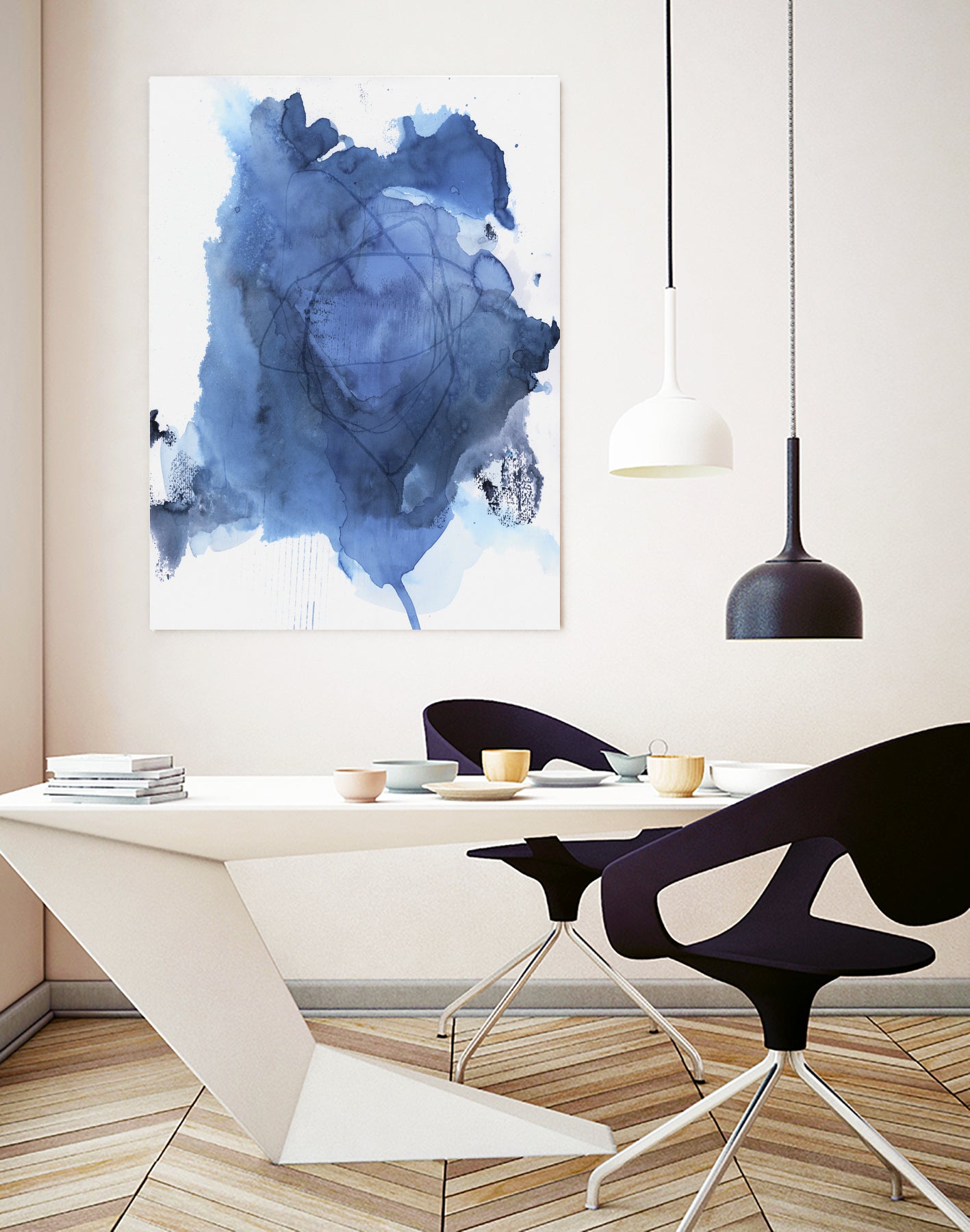 Into The Deep Blue I by Andrea Haase on GIANT ART - abstract