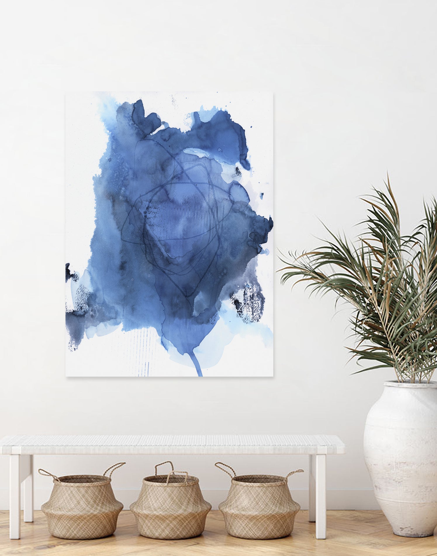 Into The Deep Blue I by Andrea Haase on GIANT ART - abstract