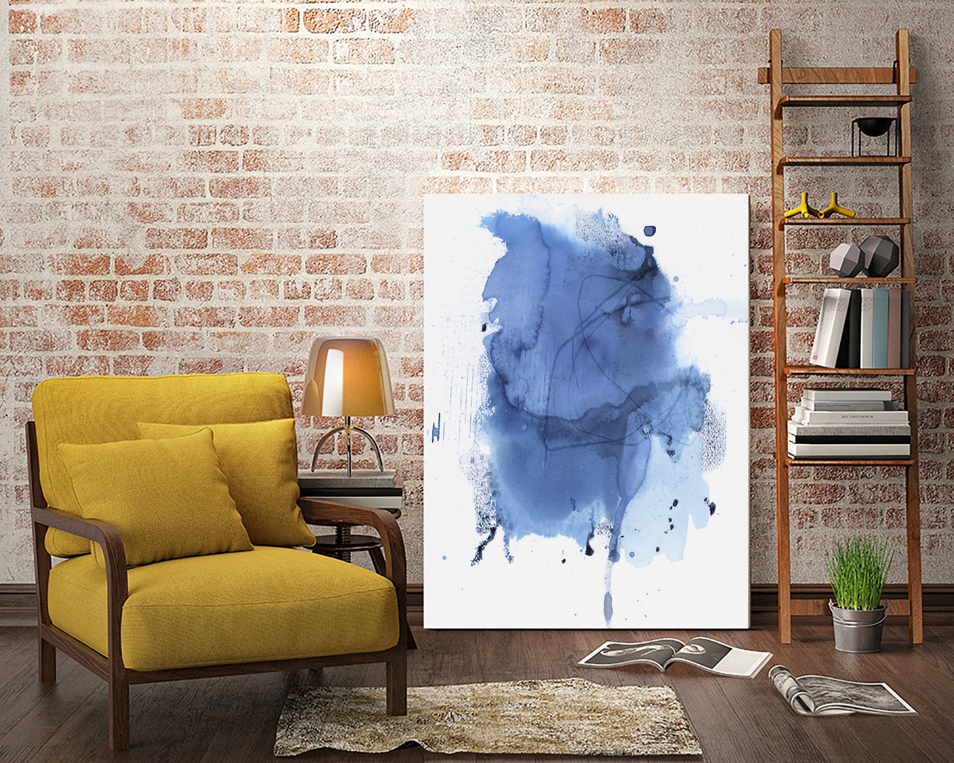 Into The Deep Blue II by Andrea Haase on GIANT ART - abstract