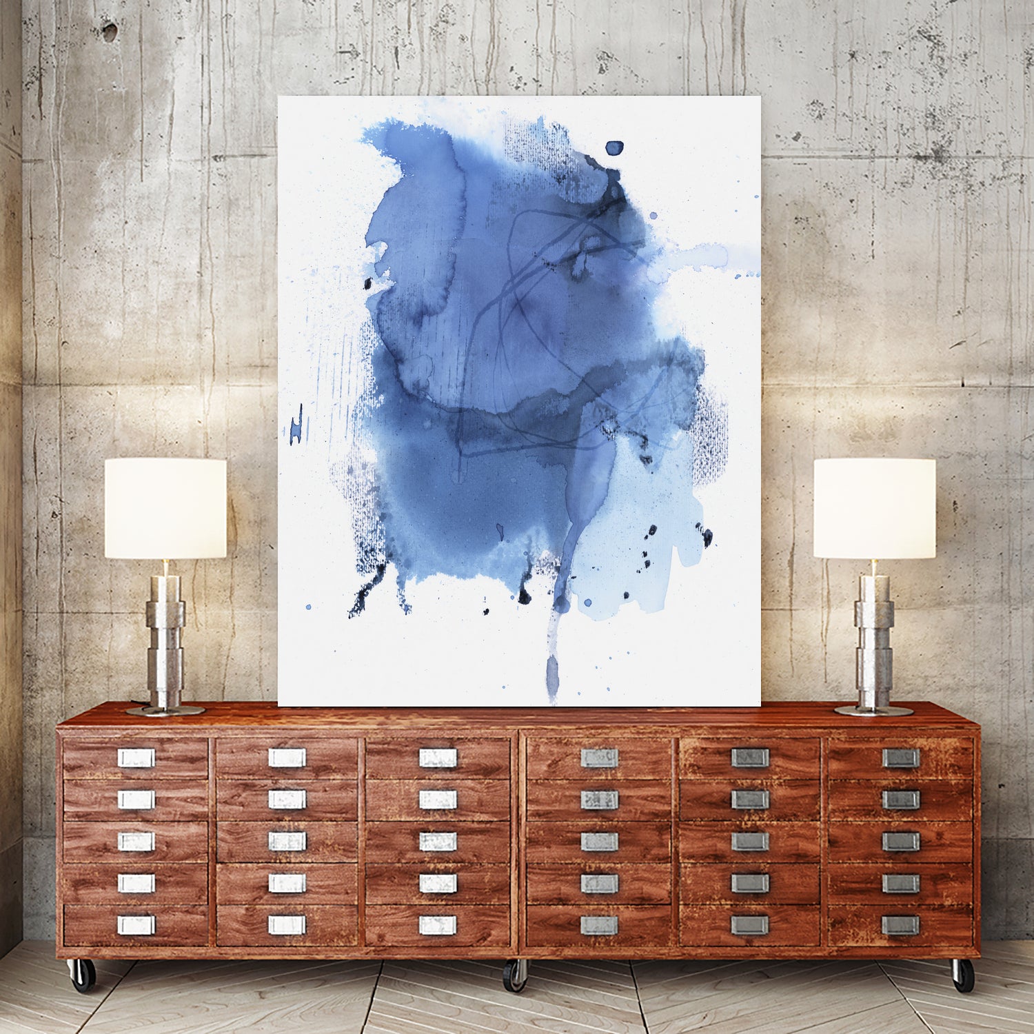 Into The Deep Blue II by Andrea Haase on GIANT ART - abstract