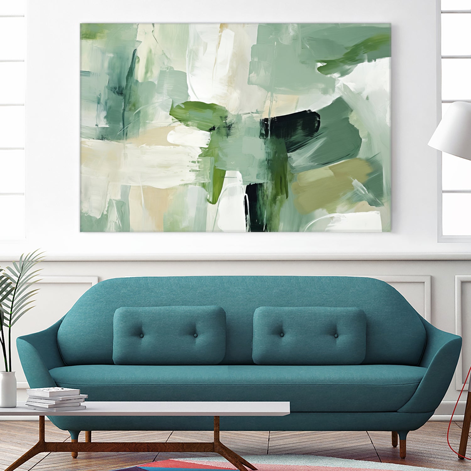 Emerald Puzzle by Irena Orlov on GIANT ART - abstract
