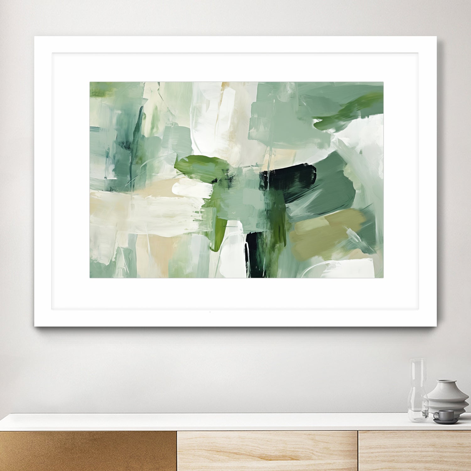 Emerald Puzzle by Irena Orlov on GIANT ART - abstract