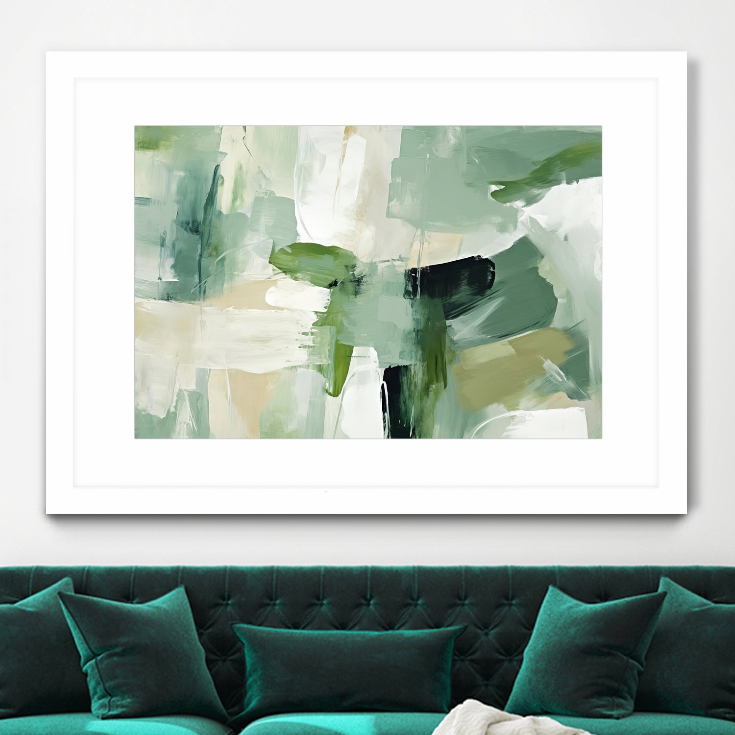 Emerald Puzzle by Irena Orlov on GIANT ART - abstract