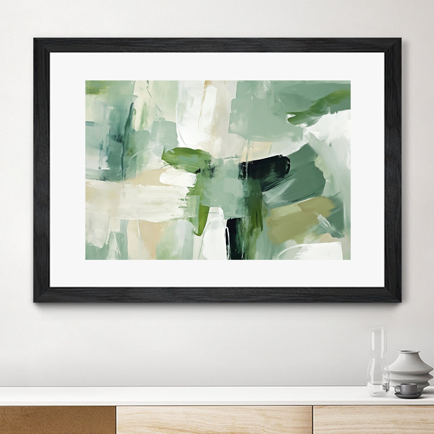 Emerald Puzzle by Irena Orlov on GIANT ART - abstract