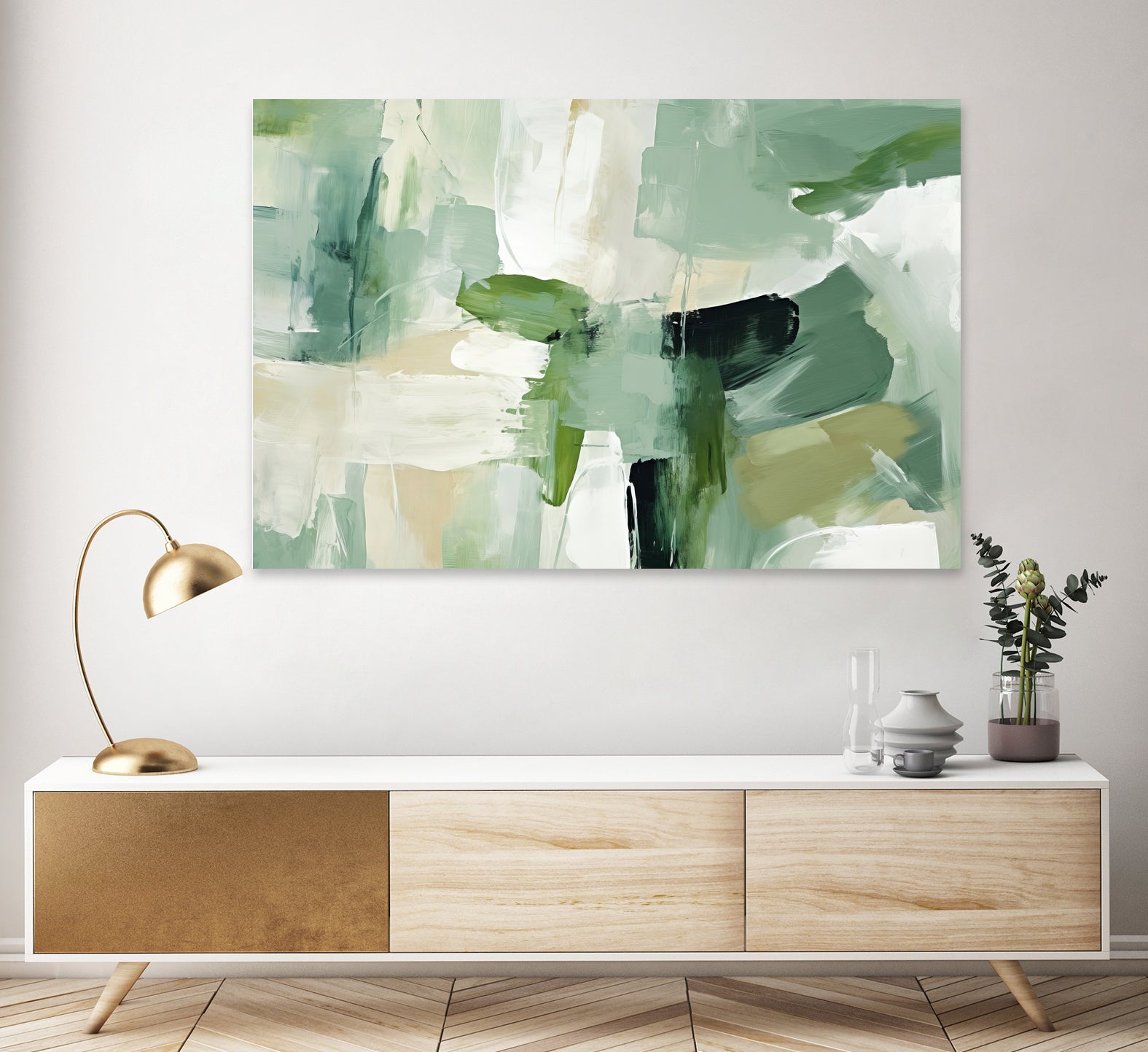 Emerald Puzzle by Irena Orlov on GIANT ART - abstract