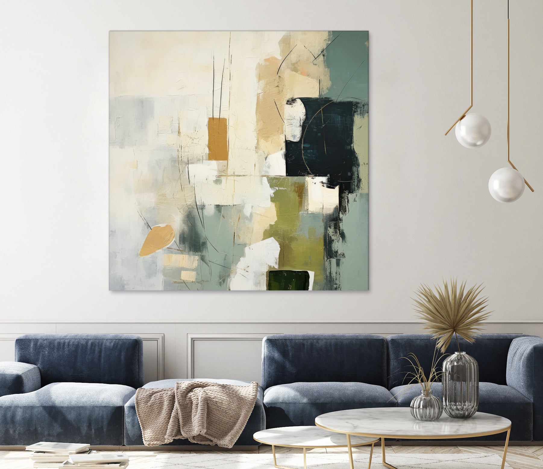 Green Spectrum I by Irena Orlov on GIANT ART - abstract